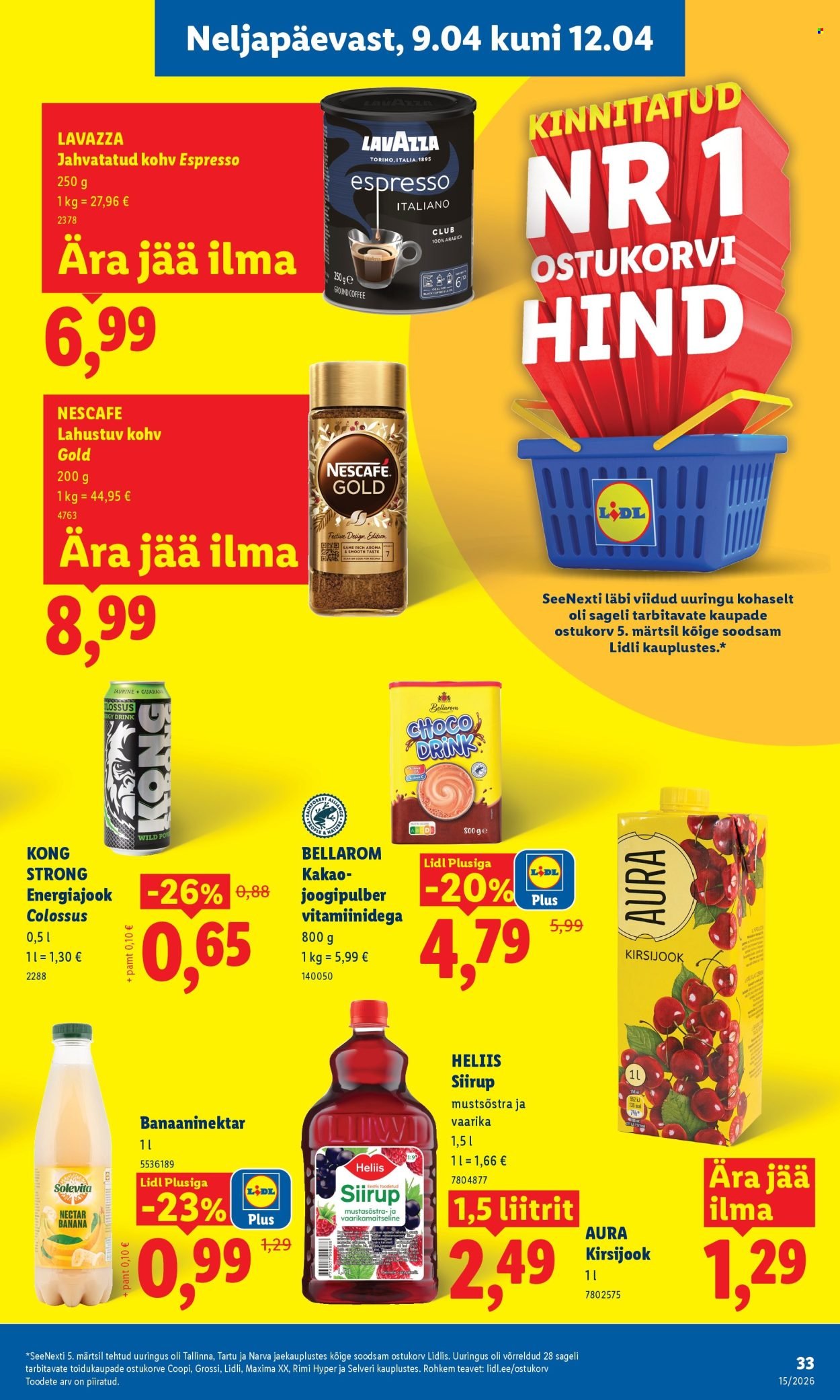 LIDL kliendileht - Kliendileht