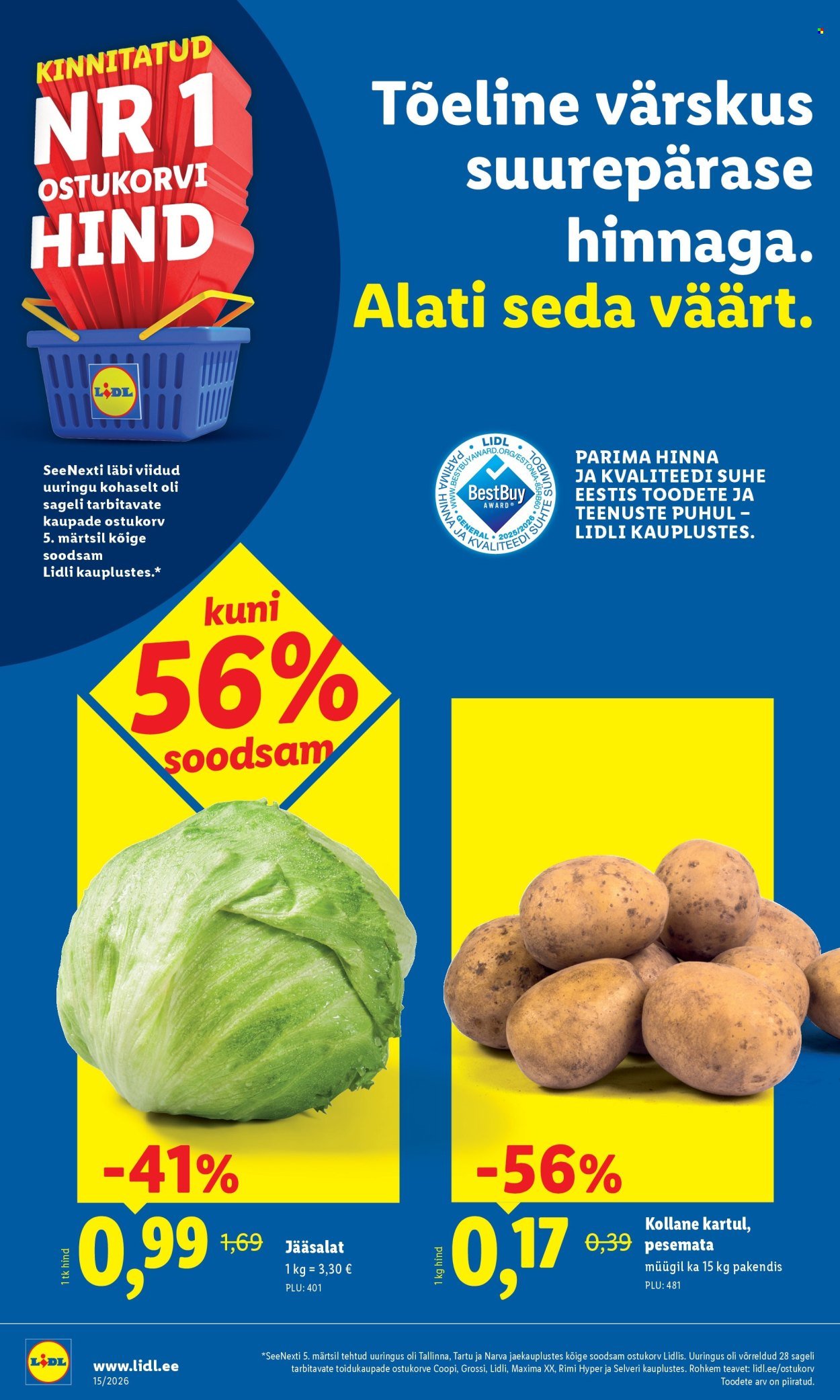 LIDL kliendileht - Kliendileht