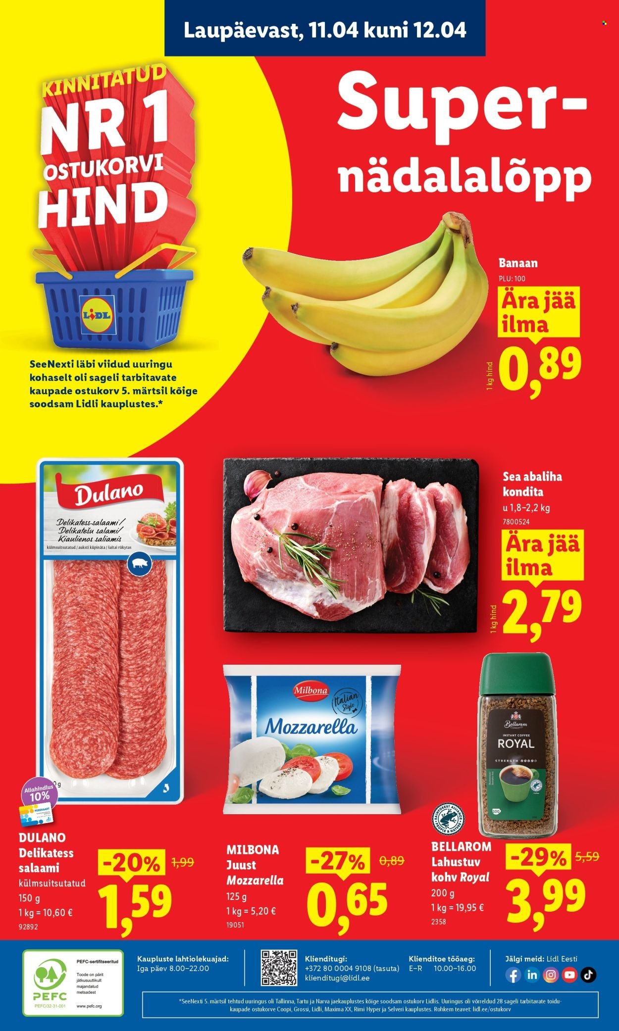 LIDL kliendileht - Kliendileht
