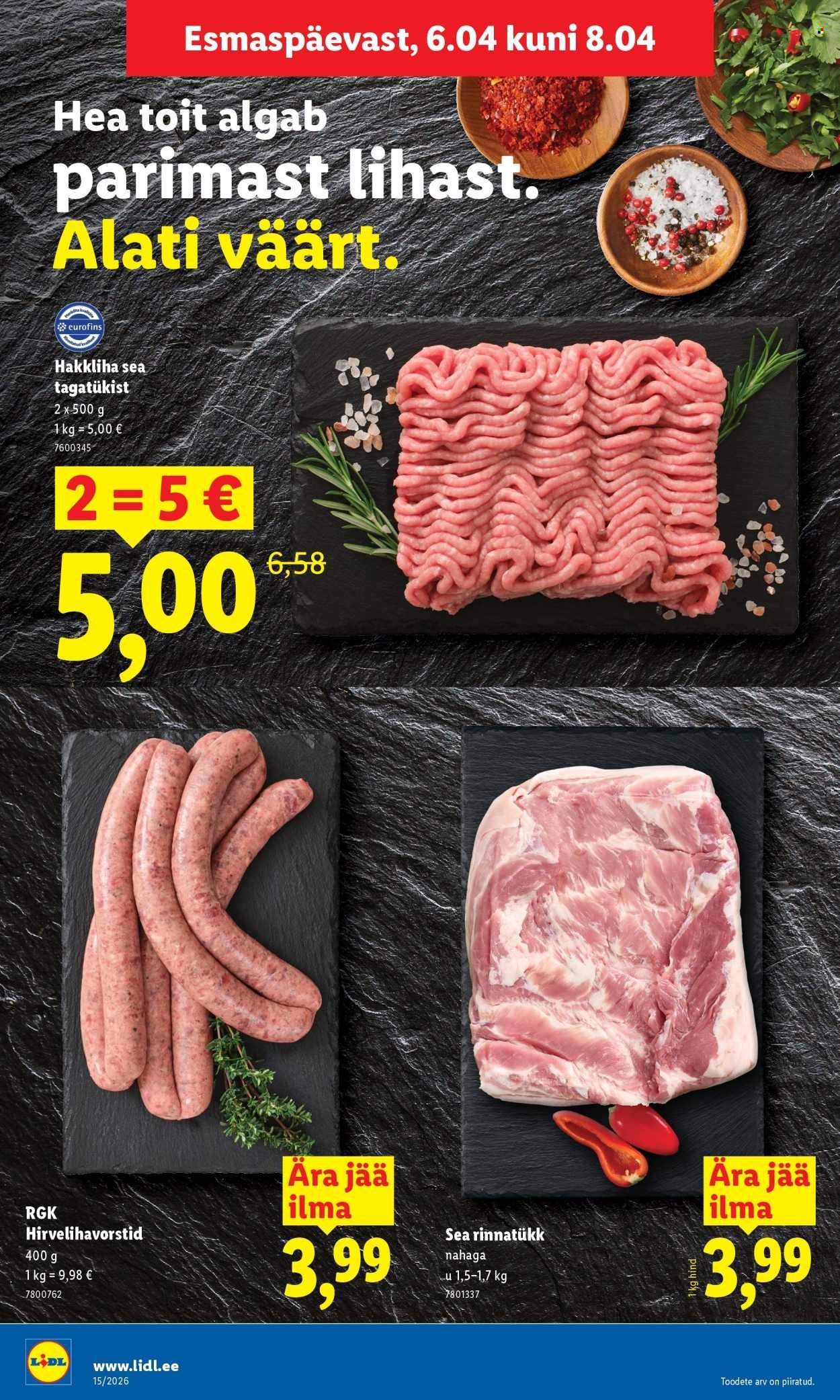 LIDL kliendileht - Kliendileht