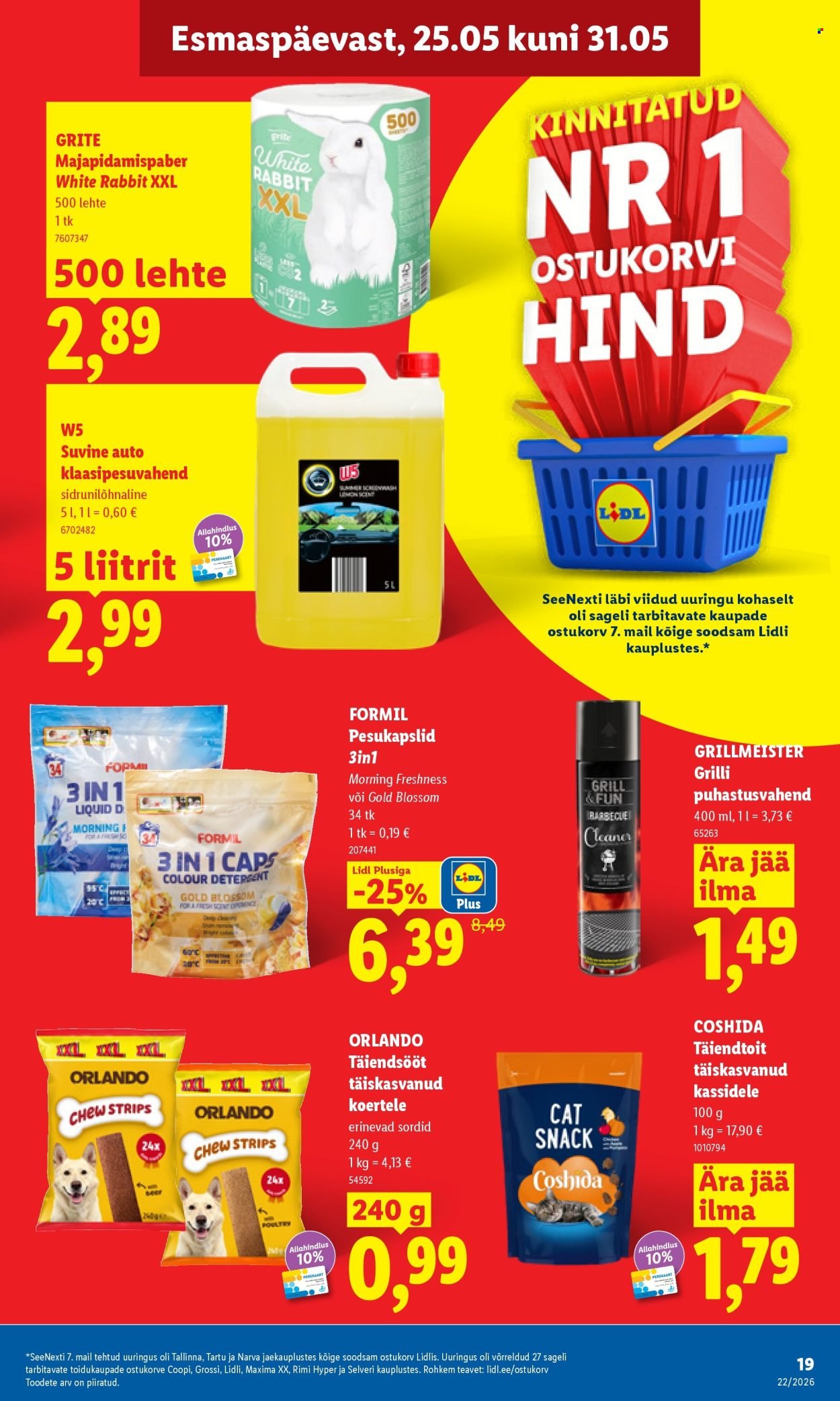 LIDL kliendileht - Kliendileht