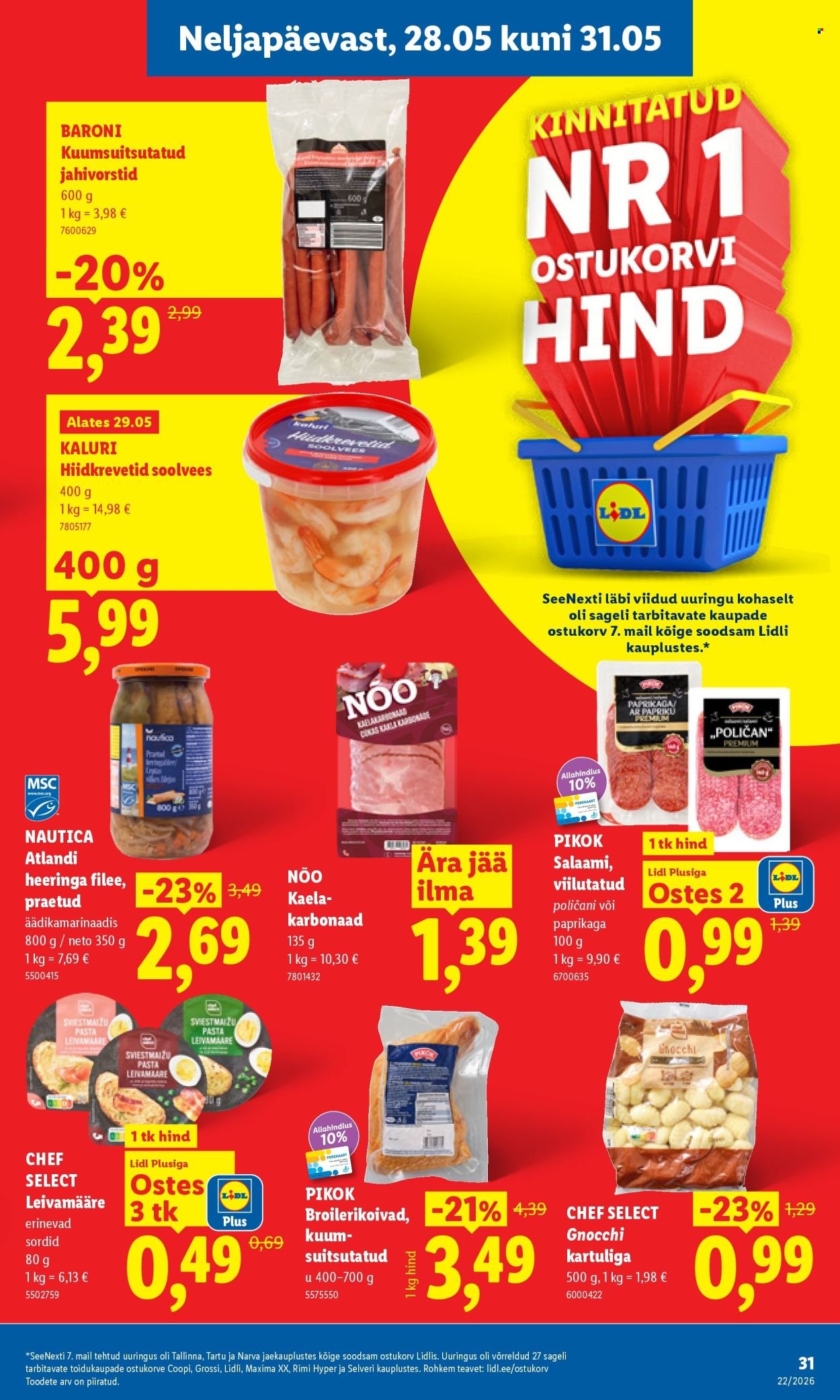 LIDL kliendileht - Kliendileht