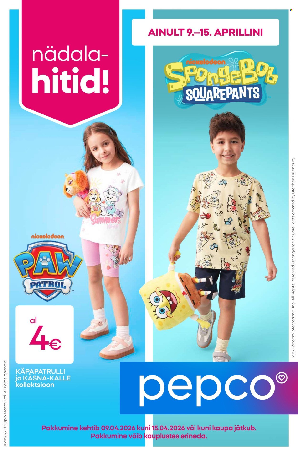 PEPCO kliendileht - KÄPAPATRULL ja KÄSNA-KALLE