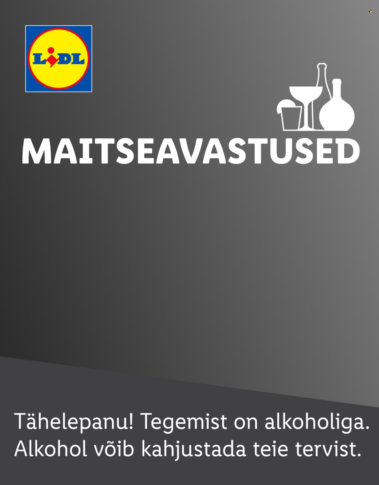 LIDL kliendileht - MAITSEAVASTUSED