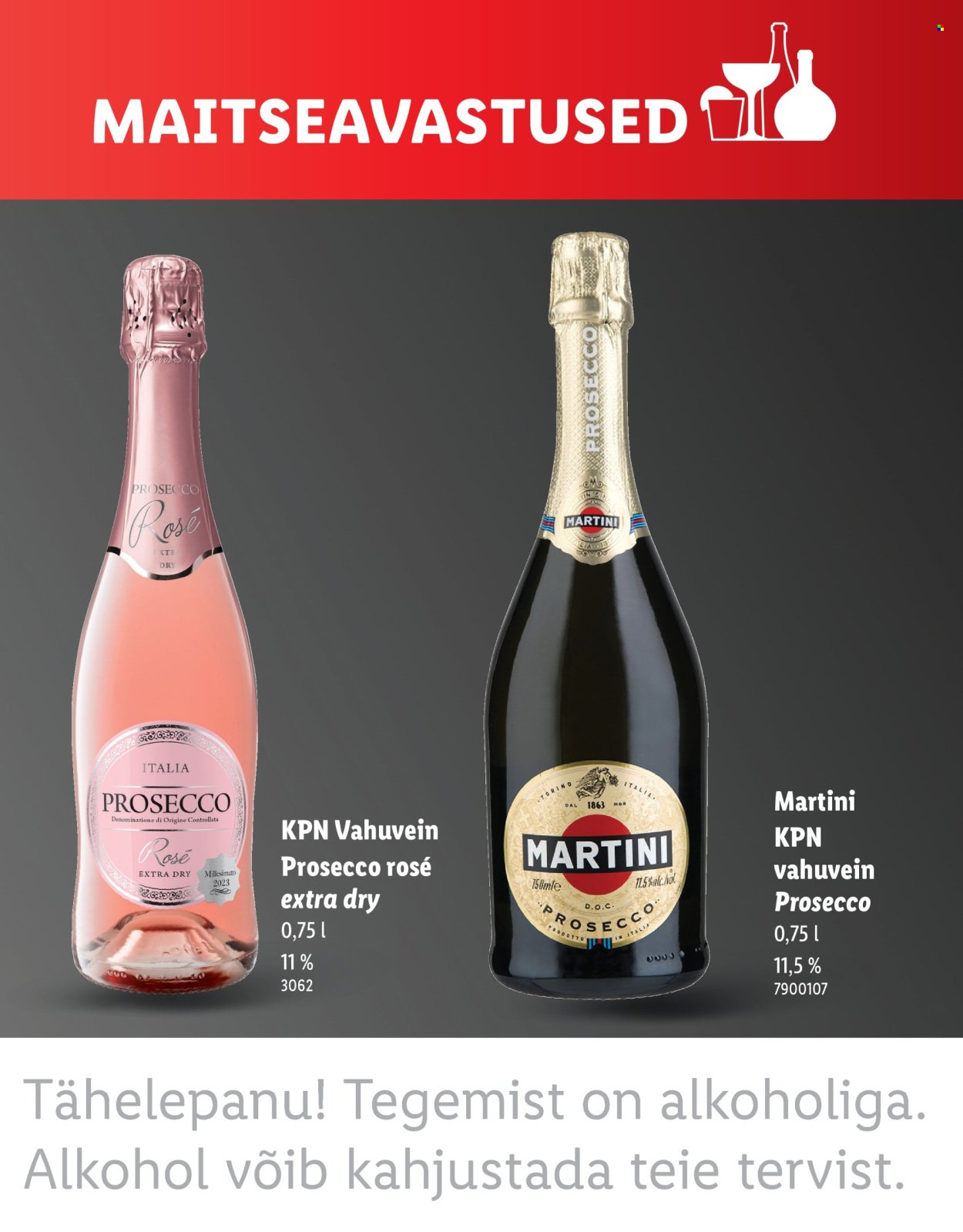 LIDL kliendileht - MAITSEAVASTUSED