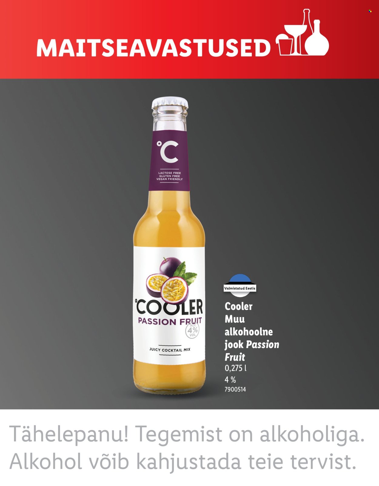 LIDL kliendileht - MAITSEAVASTUSED