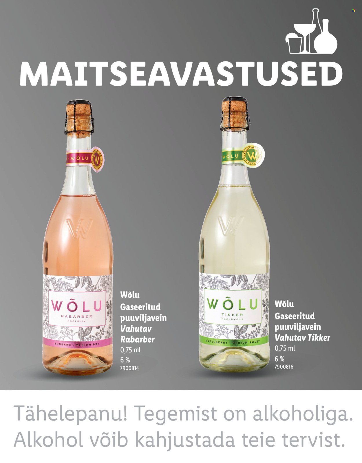 LIDL kliendileht - MAITSEAVASTUSED