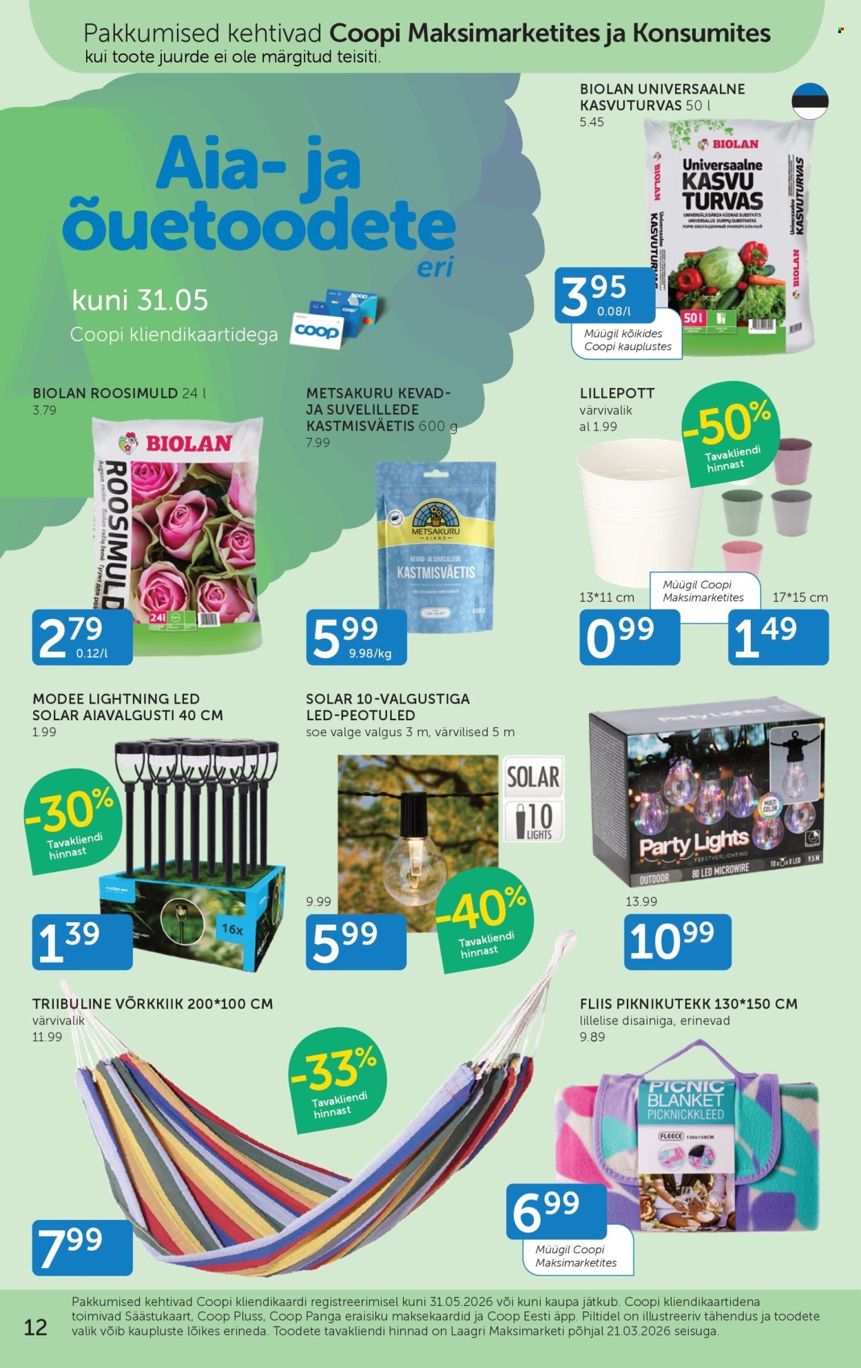 COOP kliendileht - Alates 5.05.2026