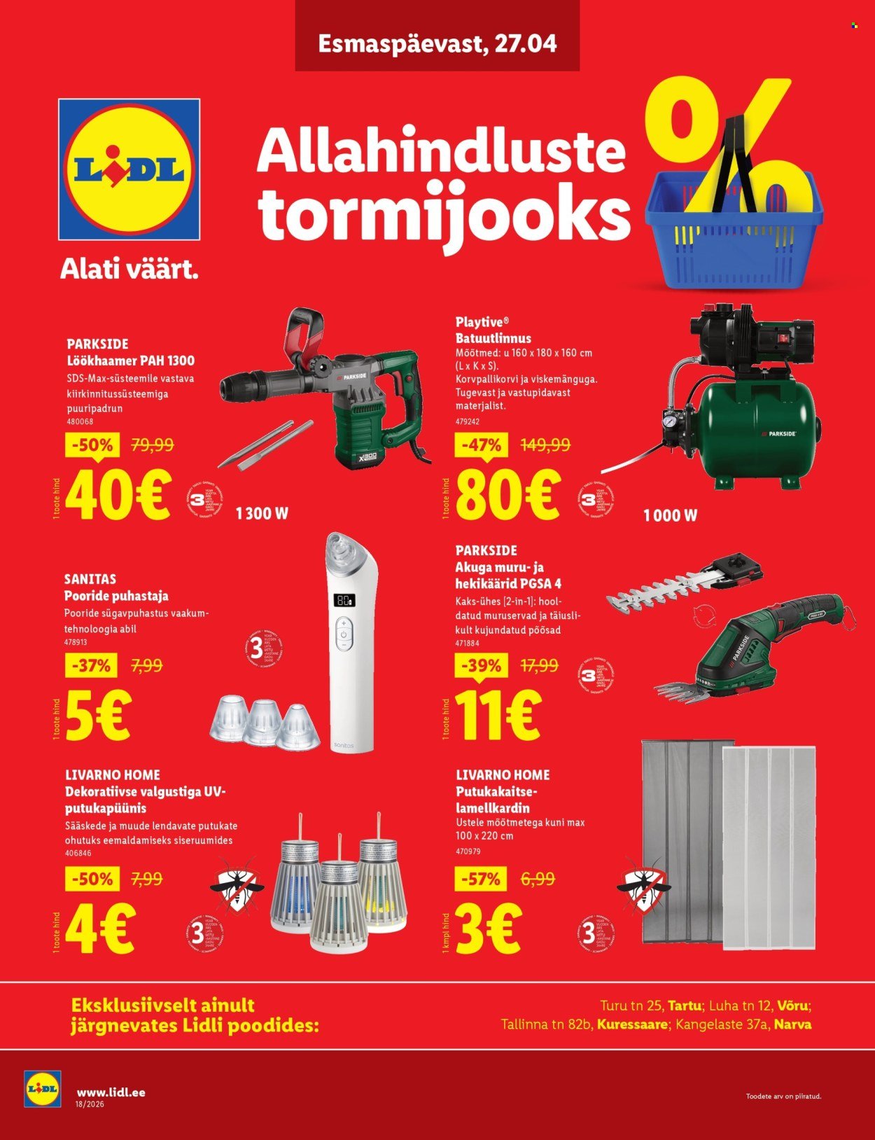 LIDL kliendileht - Allahindluste tormijooks