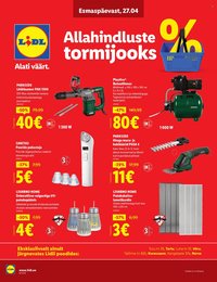 LIDL kliendileht - Allahindluste tormijooks