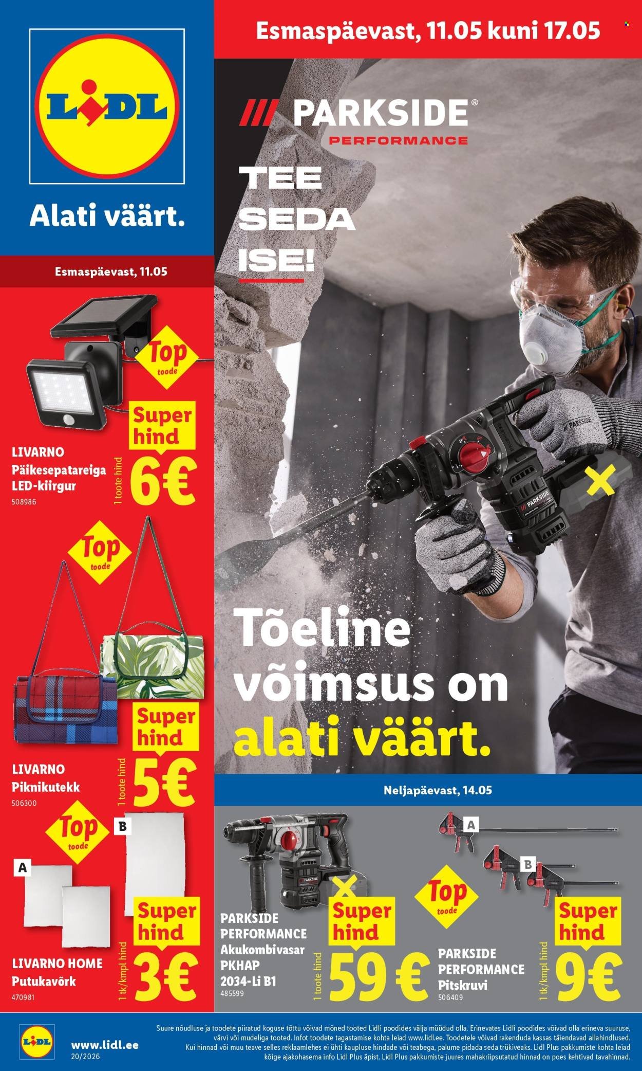 LIDL kliendileht - Tööstuskaupade pakkumised