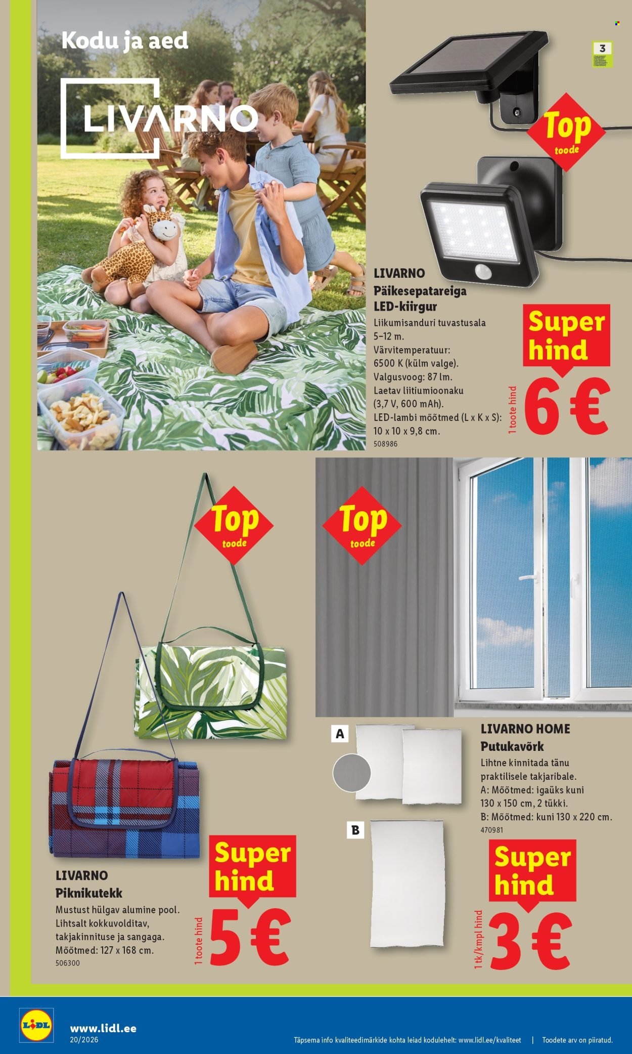 LIDL kliendileht - Tööstuskaupade pakkumised
