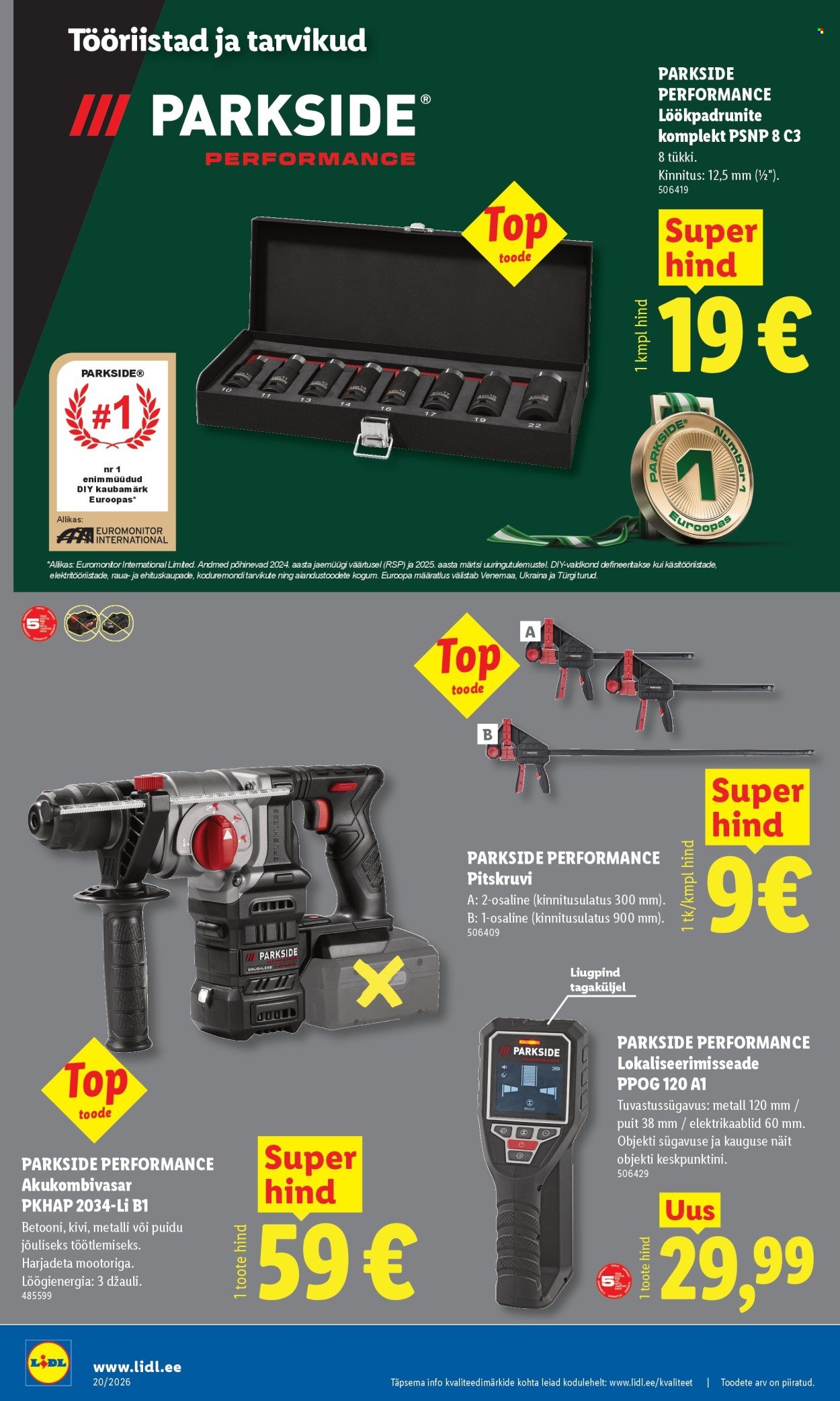 LIDL kliendileht - Tööstuskaupade pakkumised