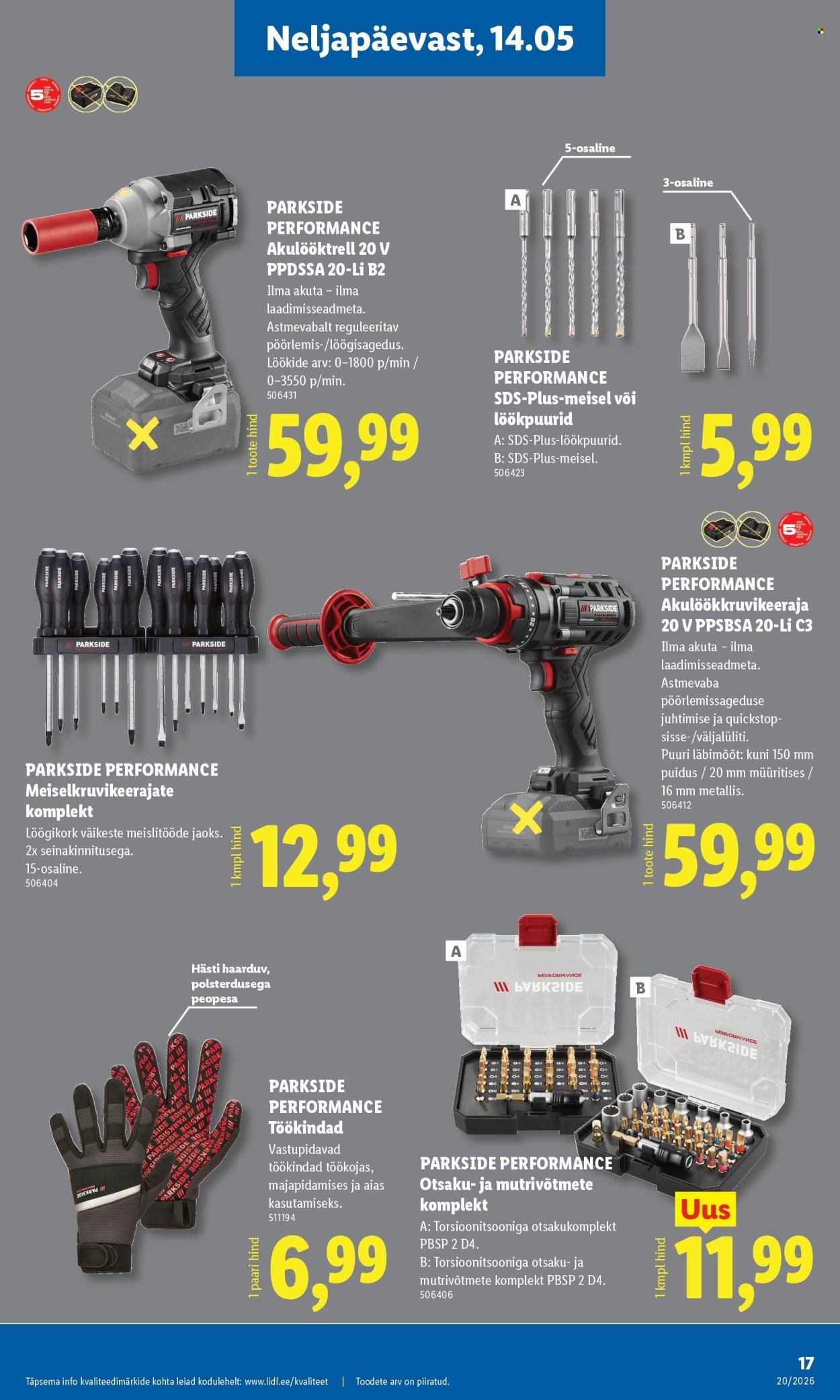 LIDL kliendileht - Tööstuskaupade pakkumised