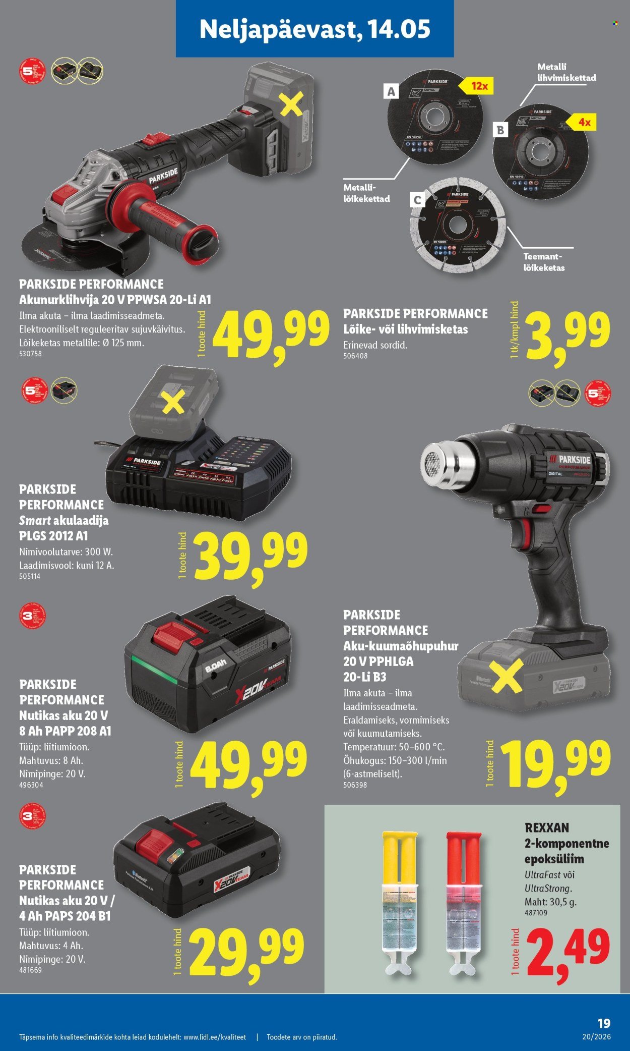 LIDL kliendileht - Tööstuskaupade pakkumised