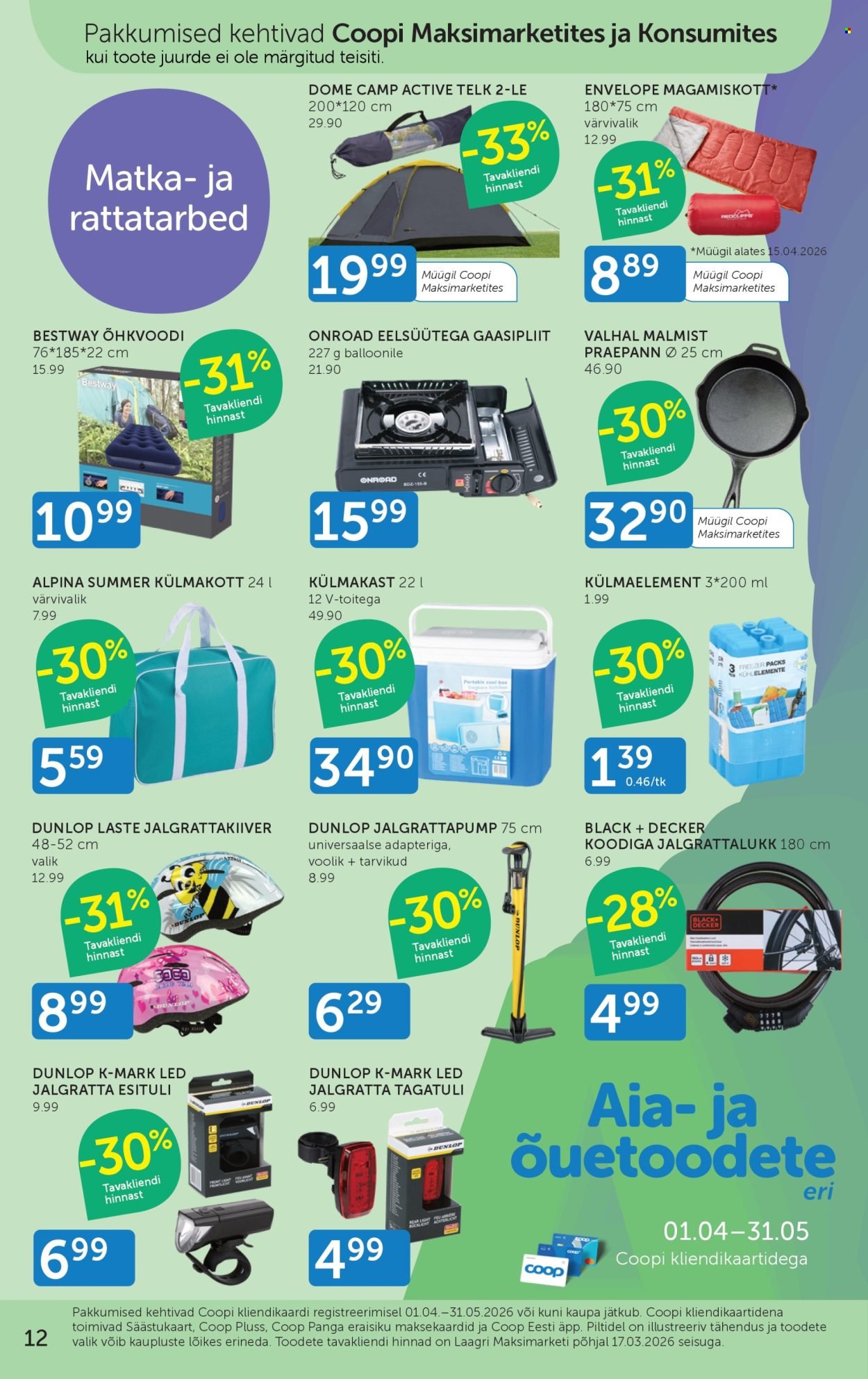 COOP kliendileht - Alates 1.04.2026