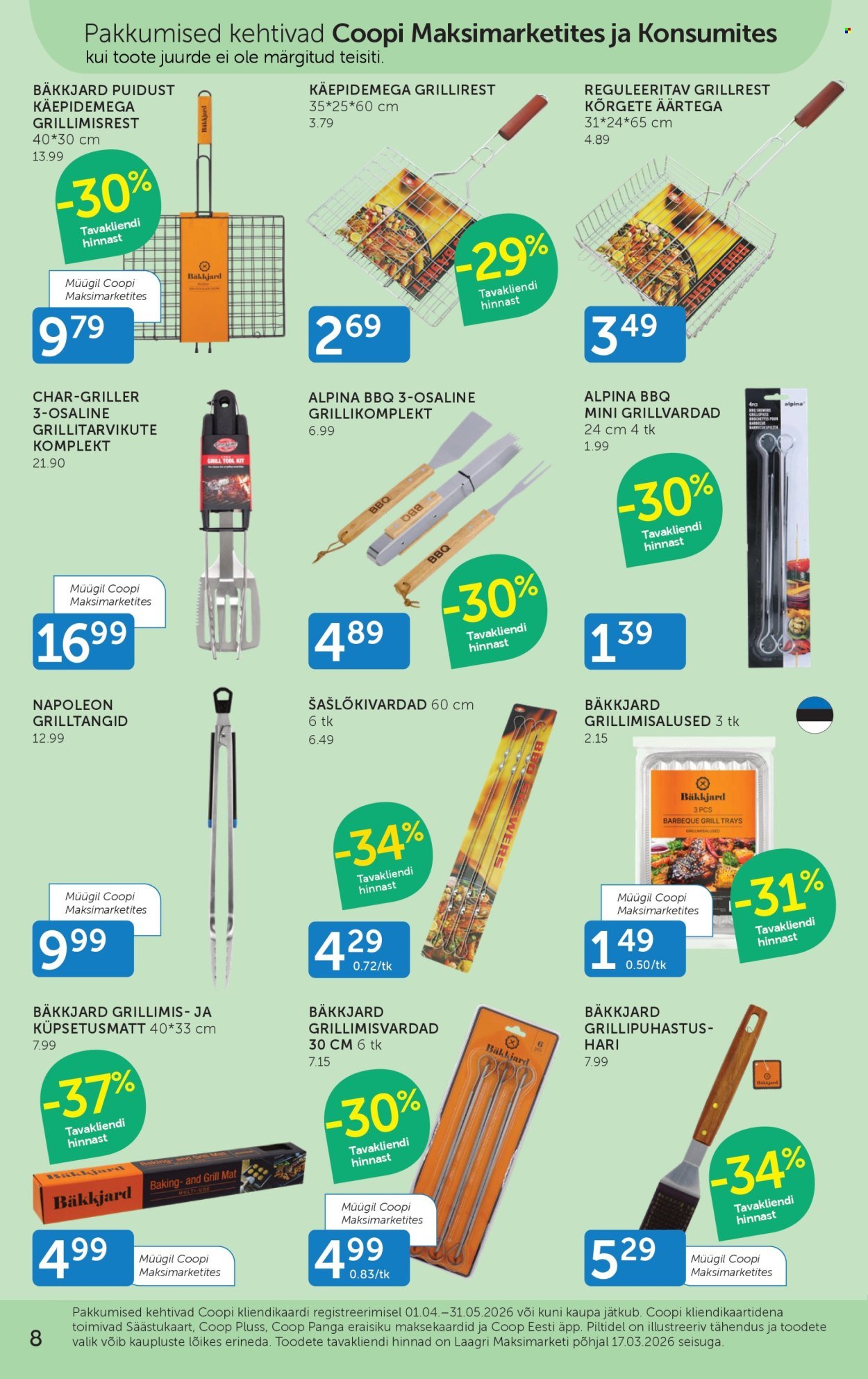 COOP kliendileht - Alates 1.04.2026