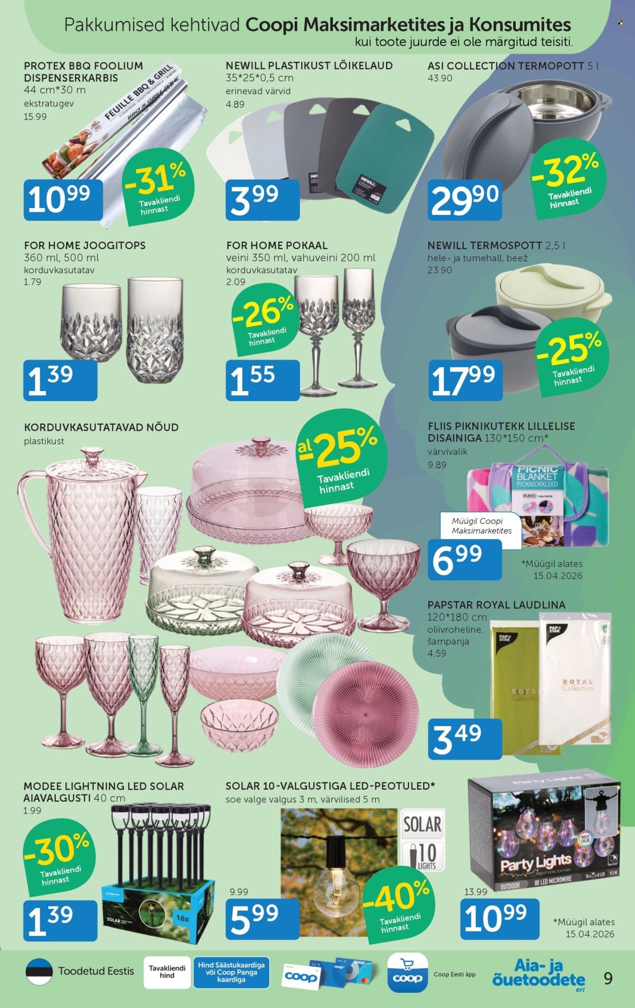 COOP kliendileht - Alates 1.04.2026