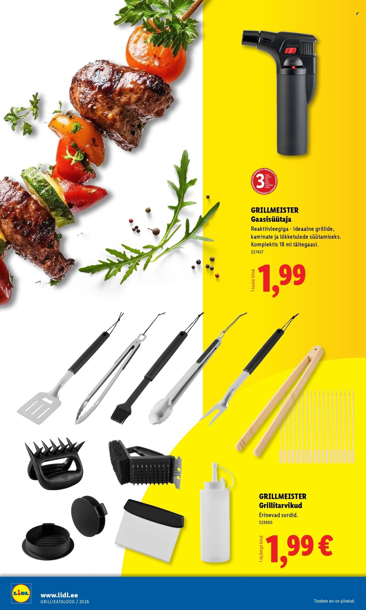 LIDL kliendileht - Grilli kataloog