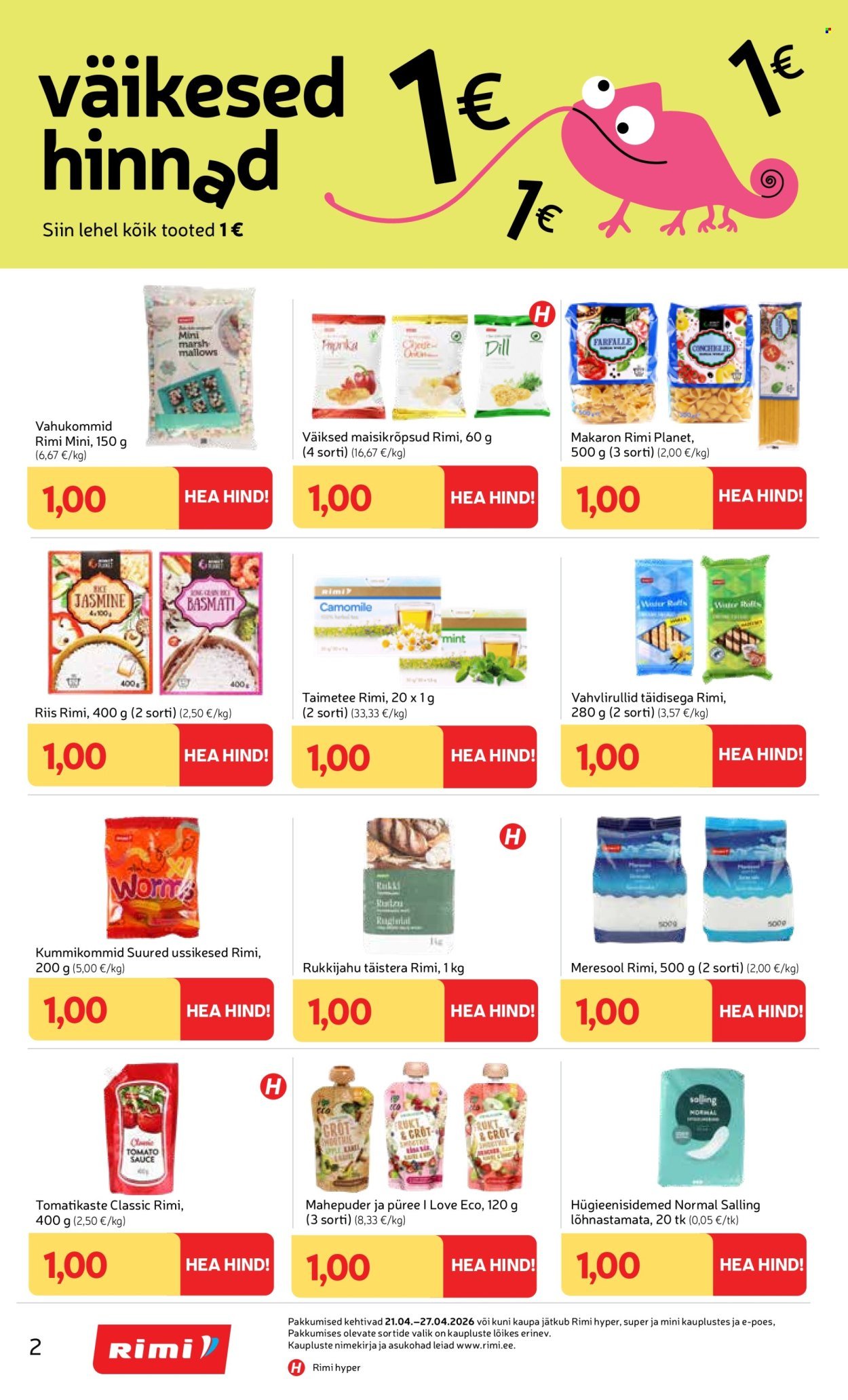 RIMI kliendileht - Kliendileht