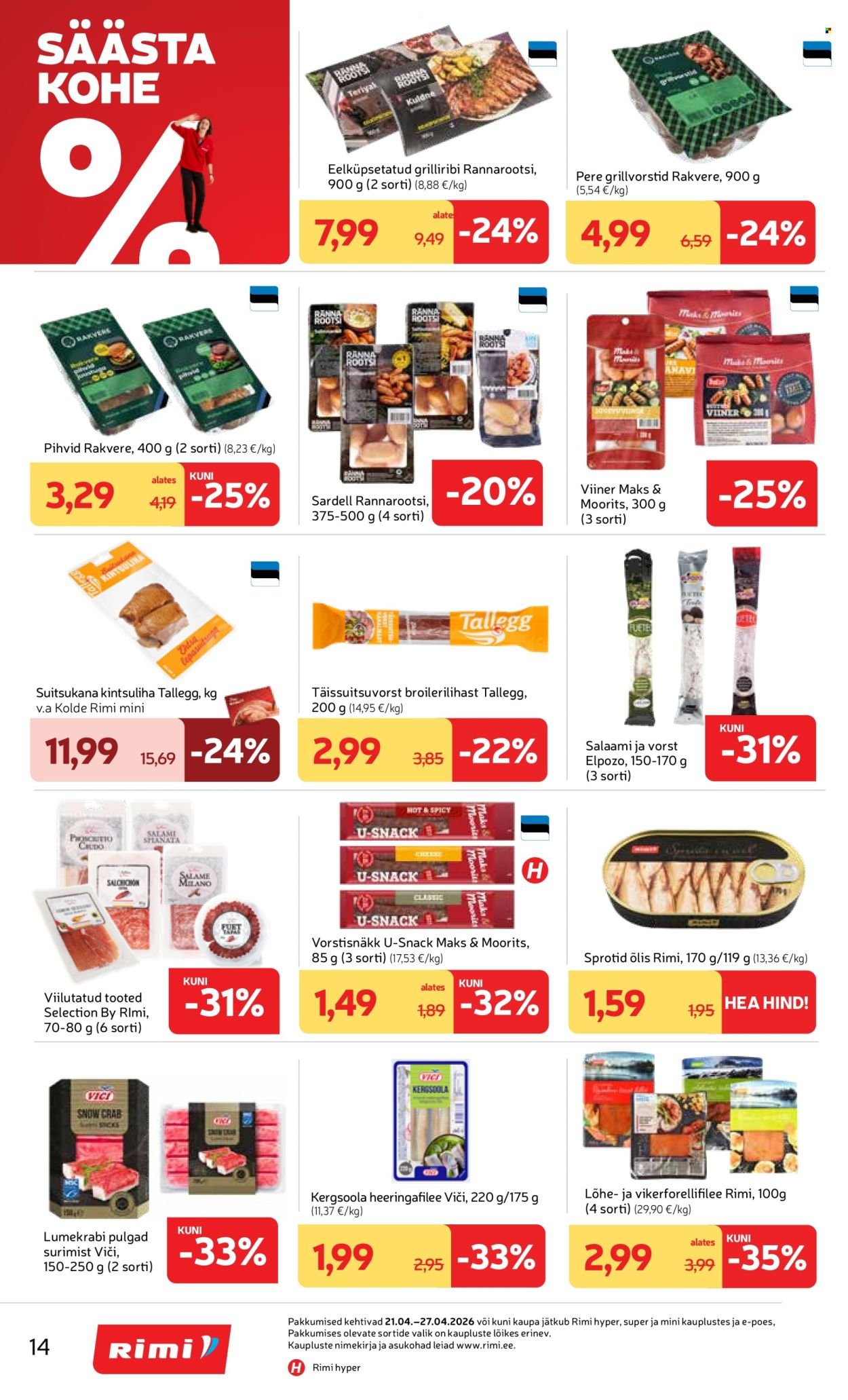 RIMI kliendileht - Kliendileht