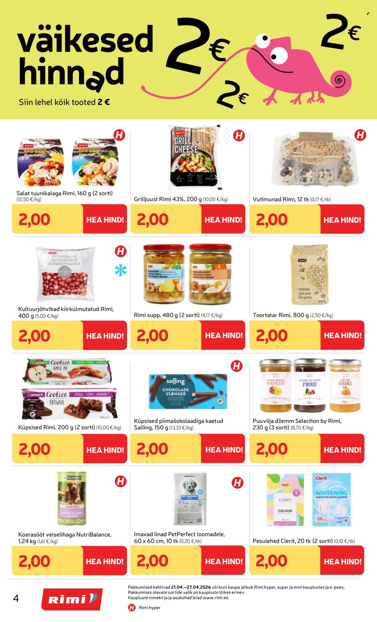 RIMI kliendileht - Kliendileht