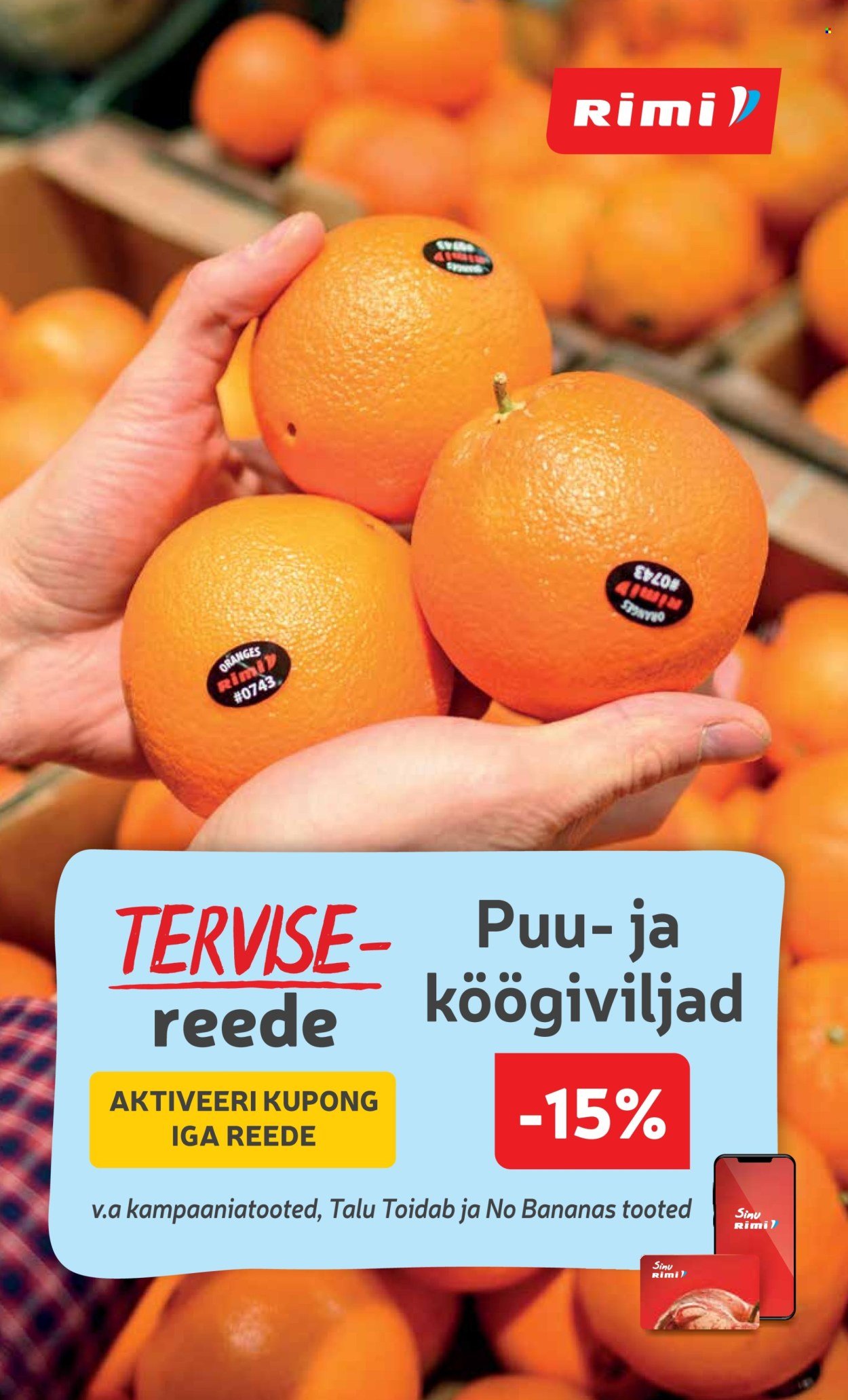 RIMI kliendileht - Kliendileht