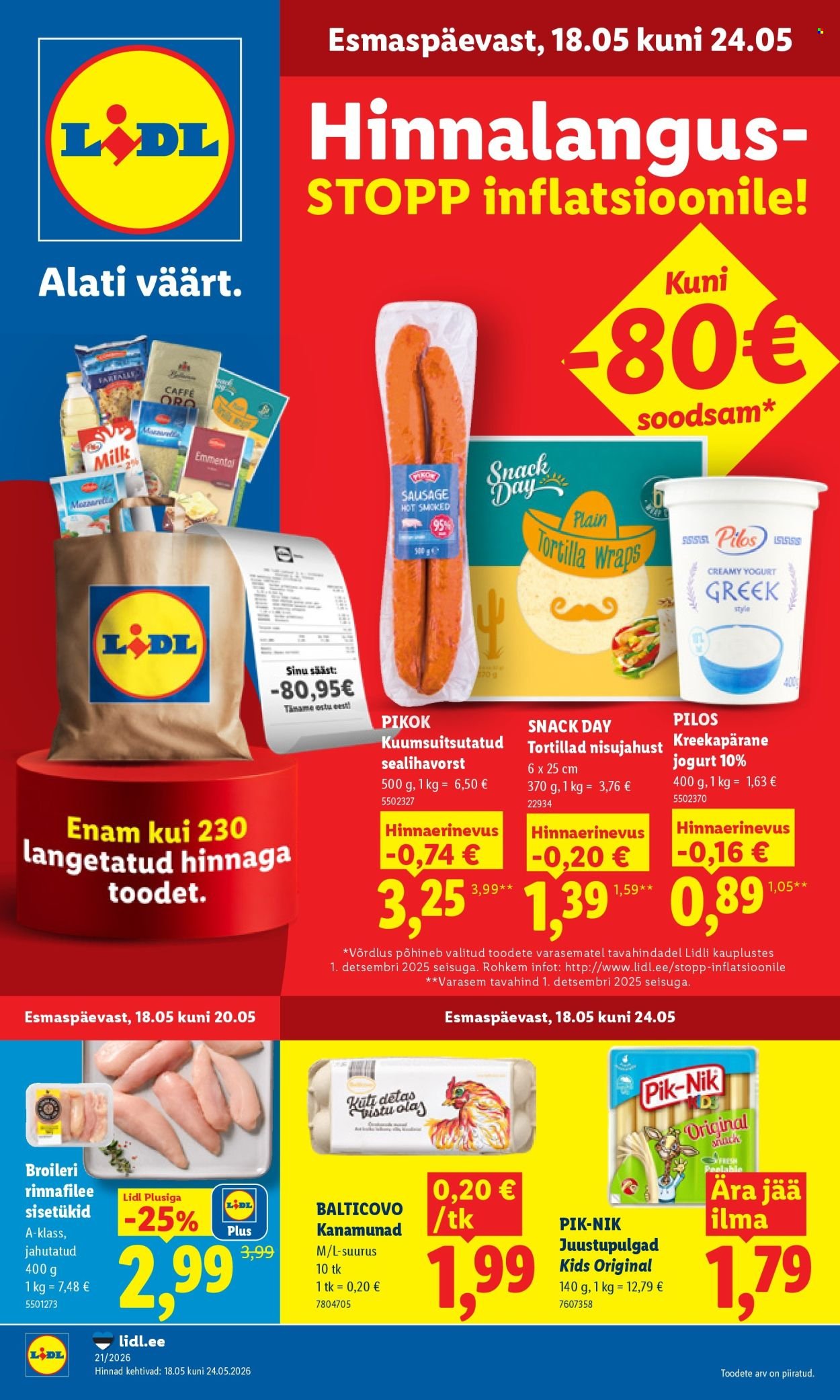 LIDL kliendileht - Kliendileht