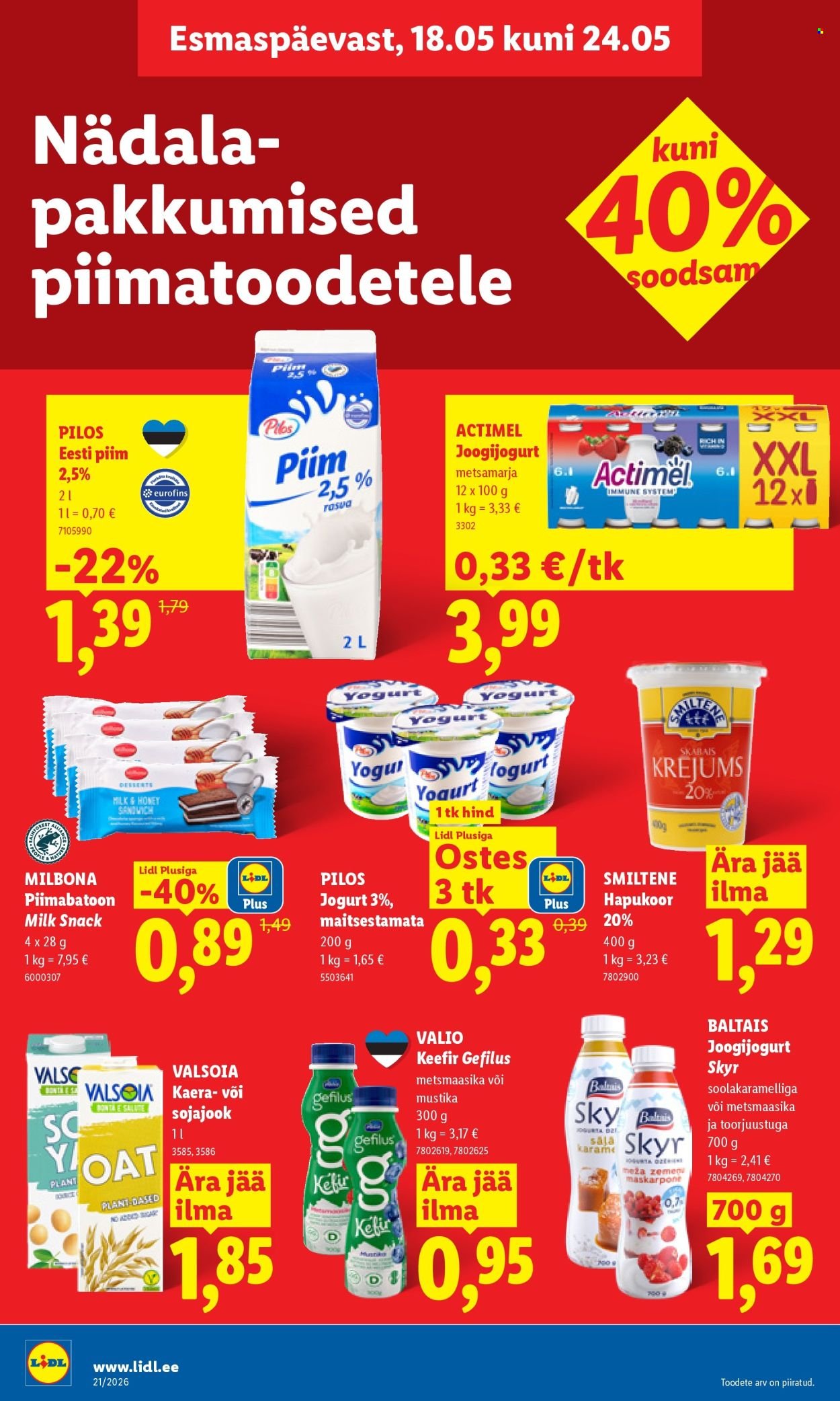 LIDL kliendileht - Kliendileht