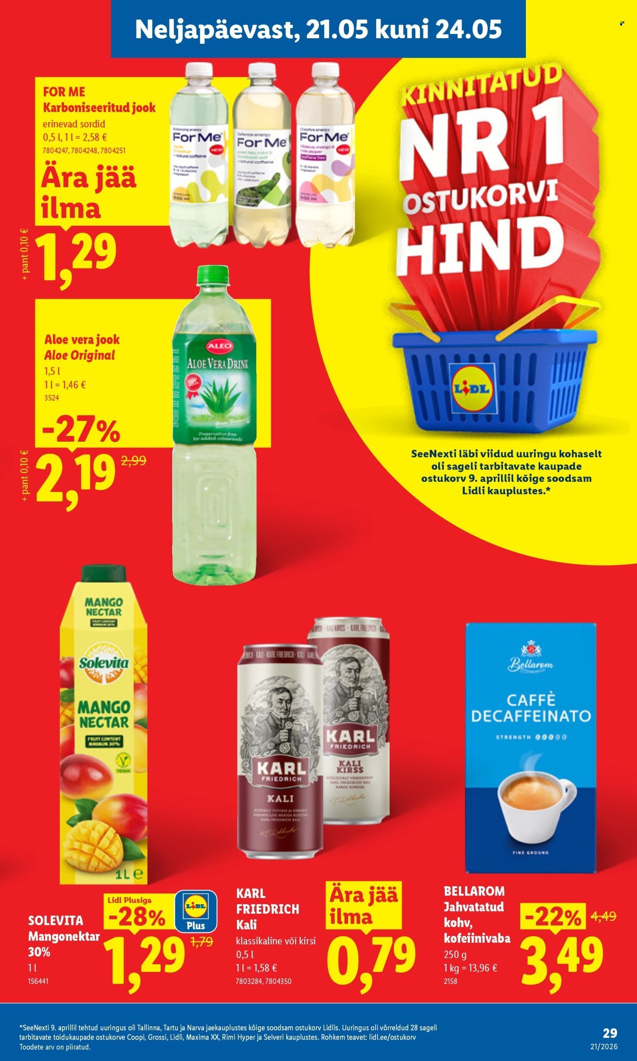 LIDL kliendileht - Kliendileht