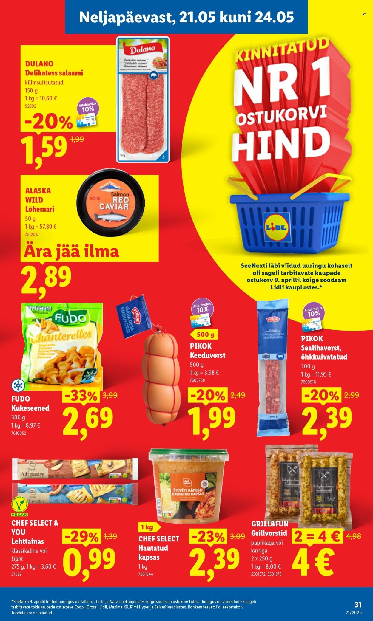 LIDL kliendileht - Kliendileht