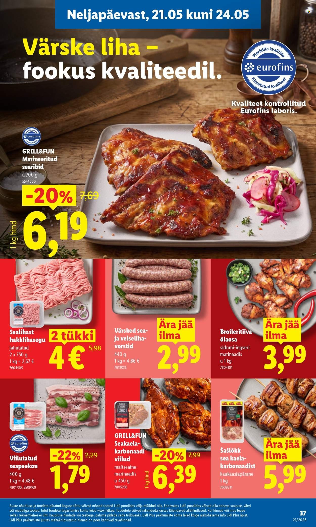 LIDL kliendileht - Kliendileht