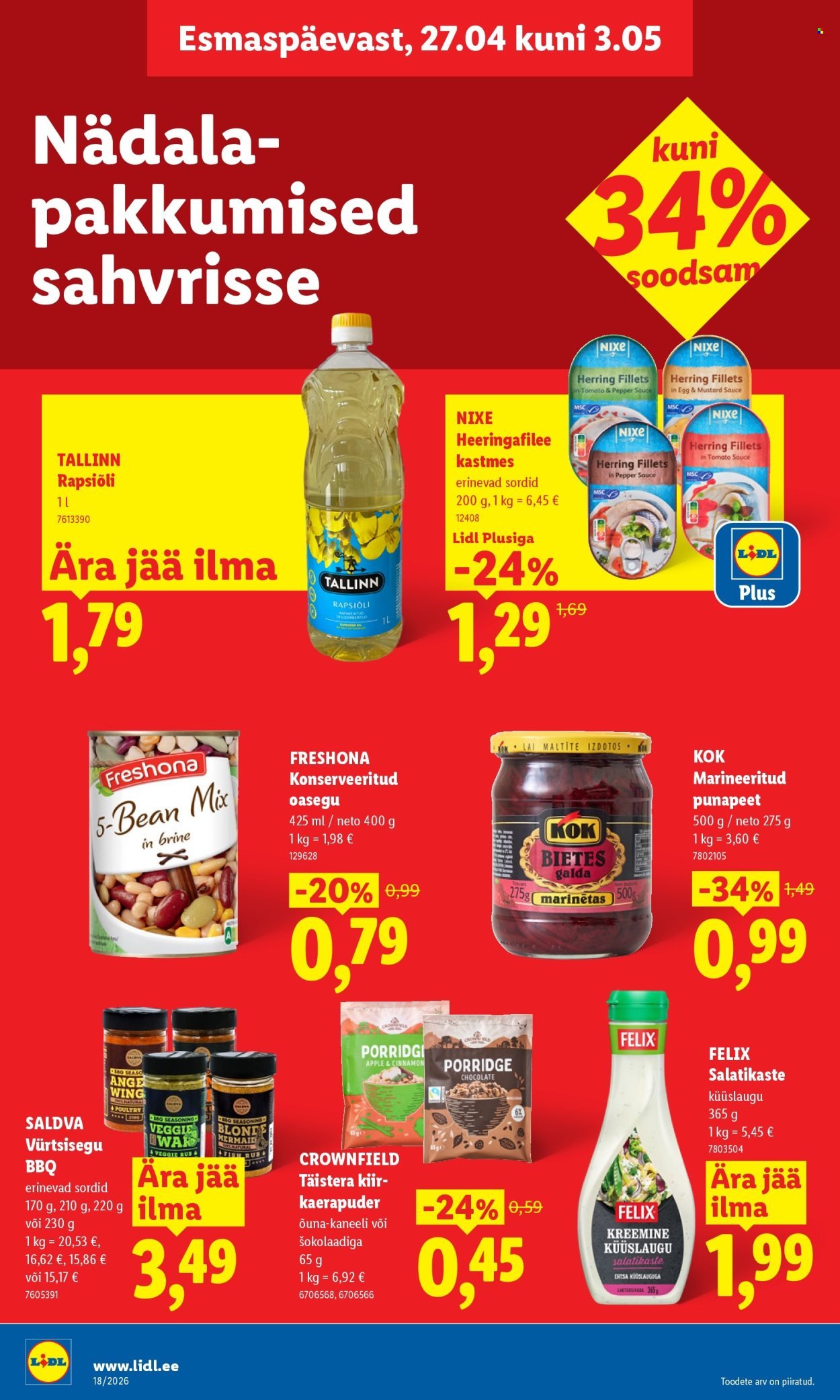 LIDL kliendileht - Kliendileht