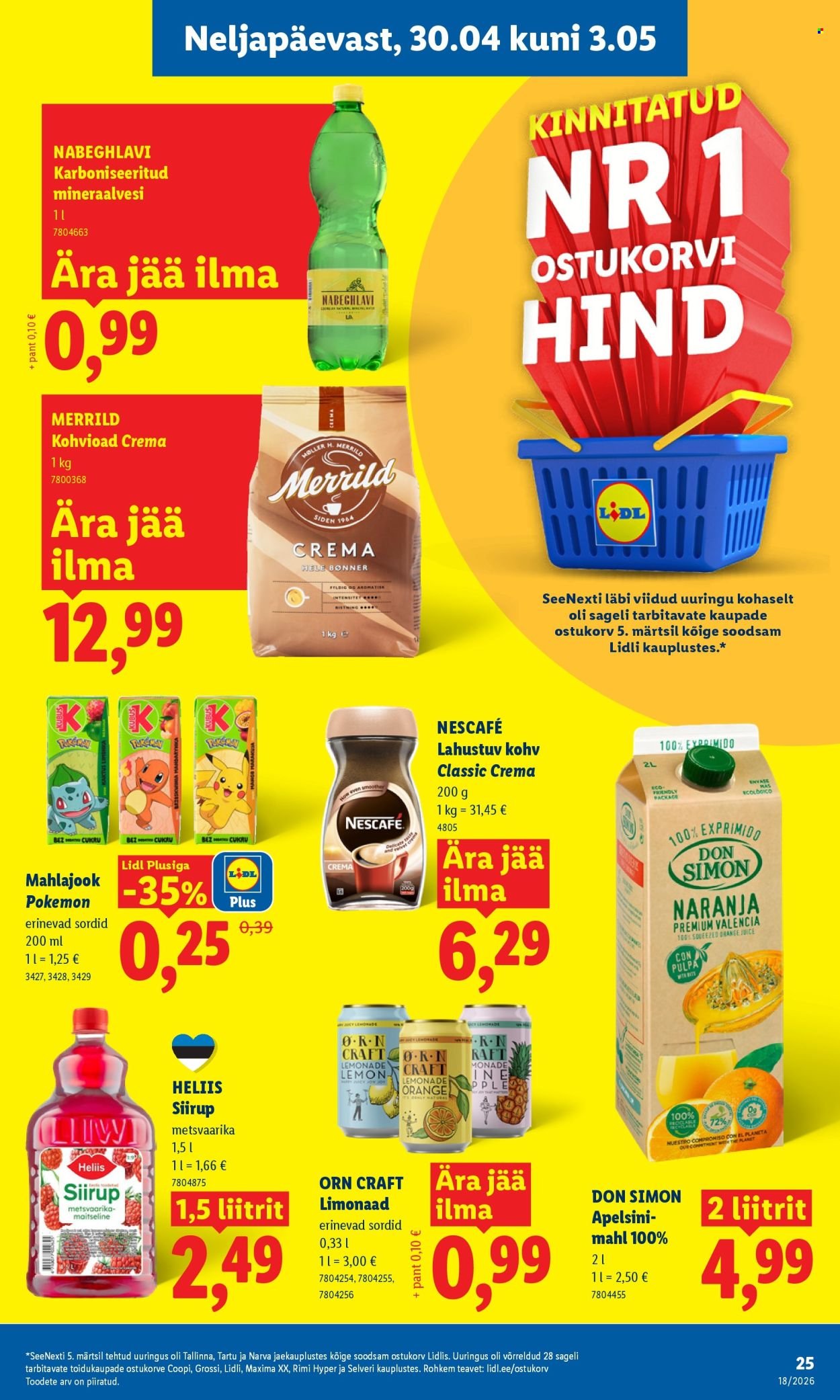 LIDL kliendileht - Kliendileht