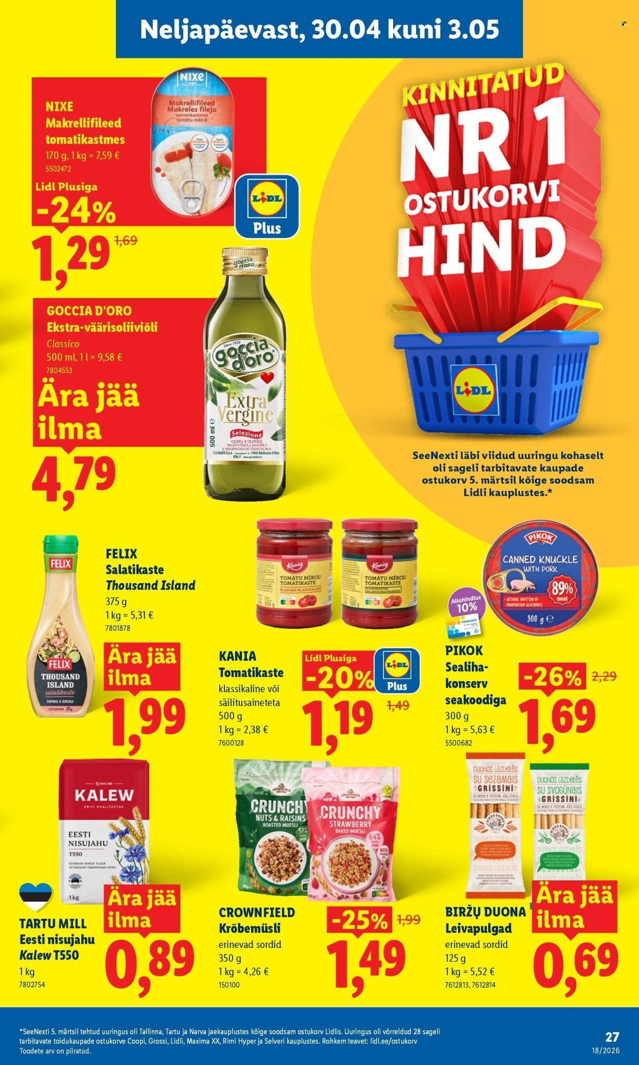 LIDL kliendileht - Kliendileht