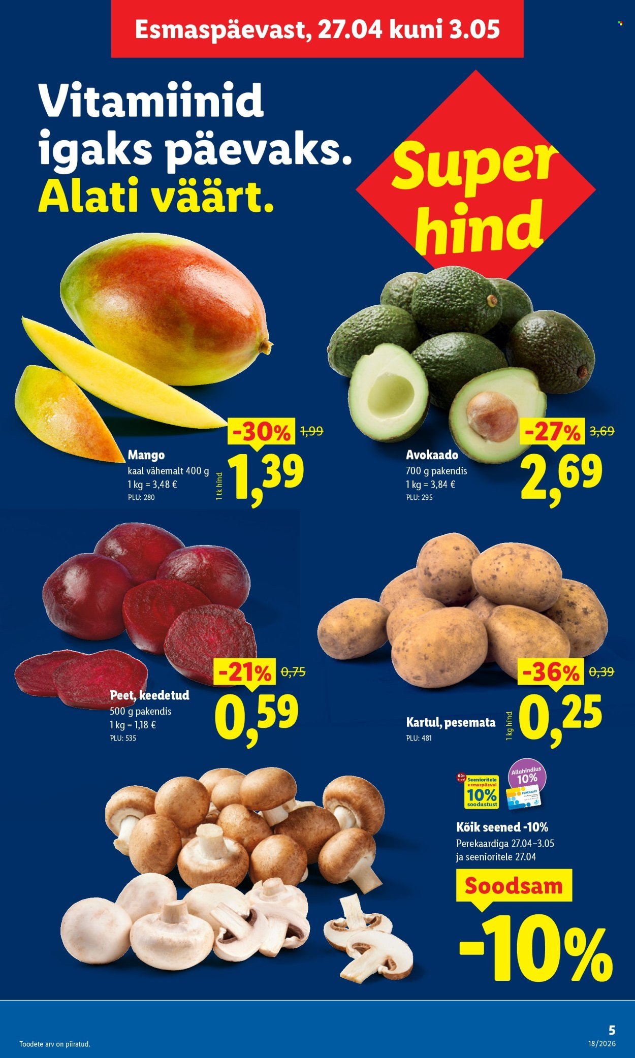 LIDL kliendileht - Kliendileht