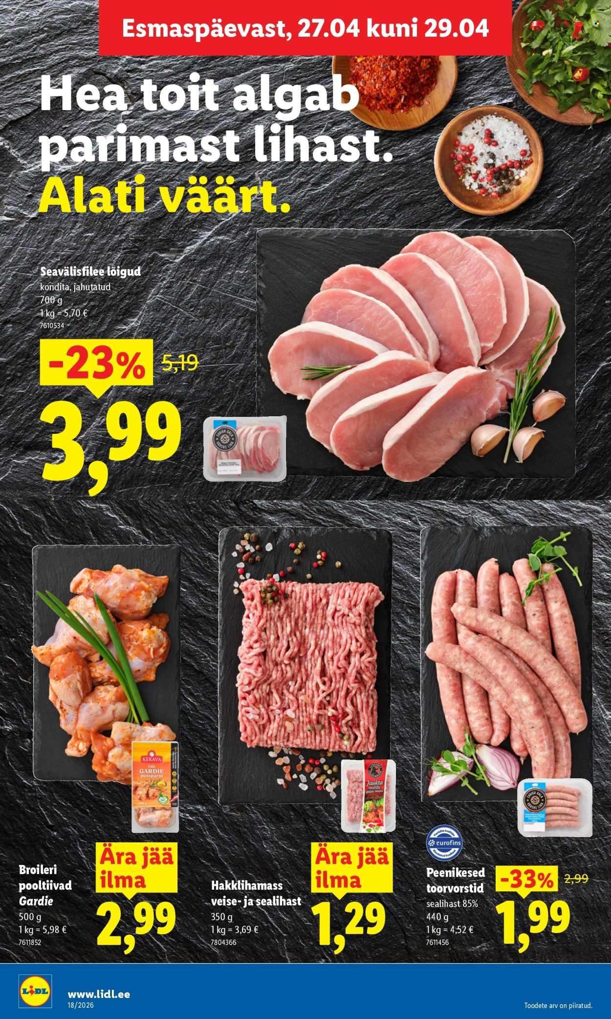 LIDL kliendileht - Kliendileht