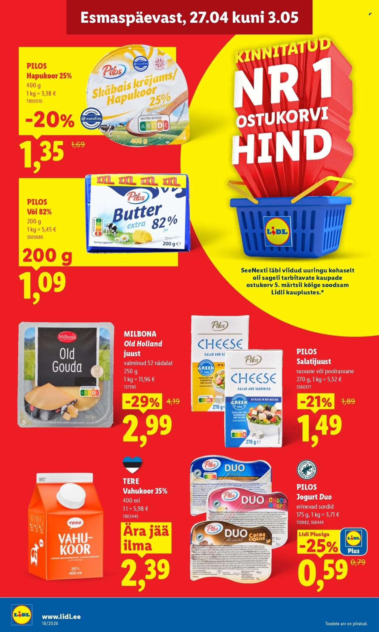 LIDL kliendileht - Kliendileht