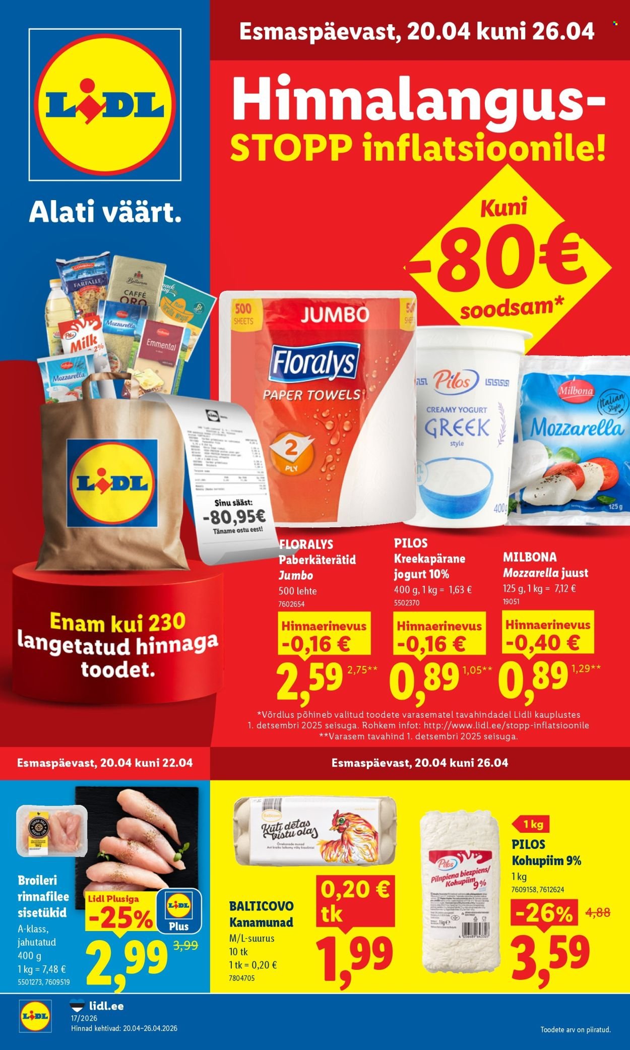 LIDL kliendileht - Kliendileht