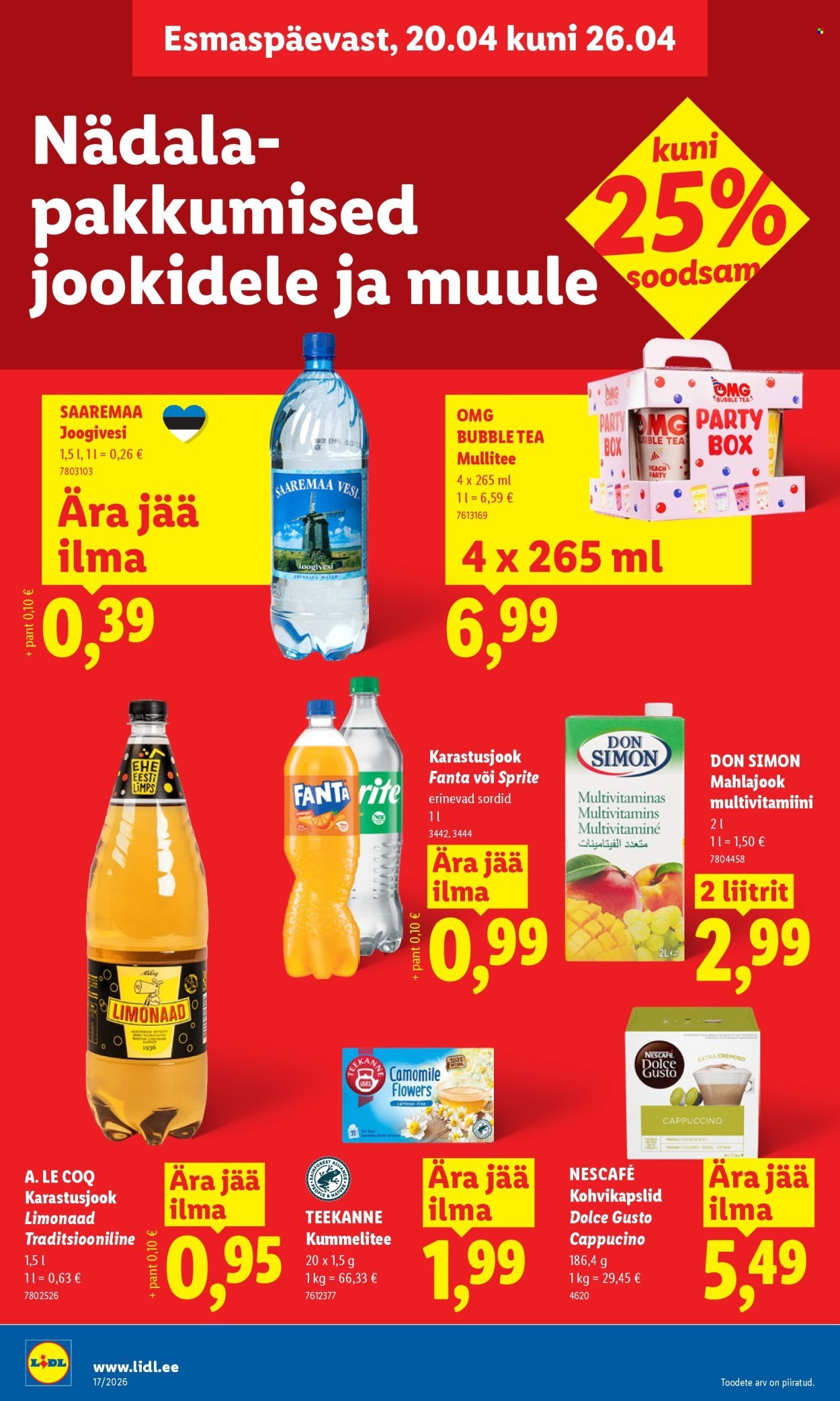 LIDL kliendileht - Kliendileht