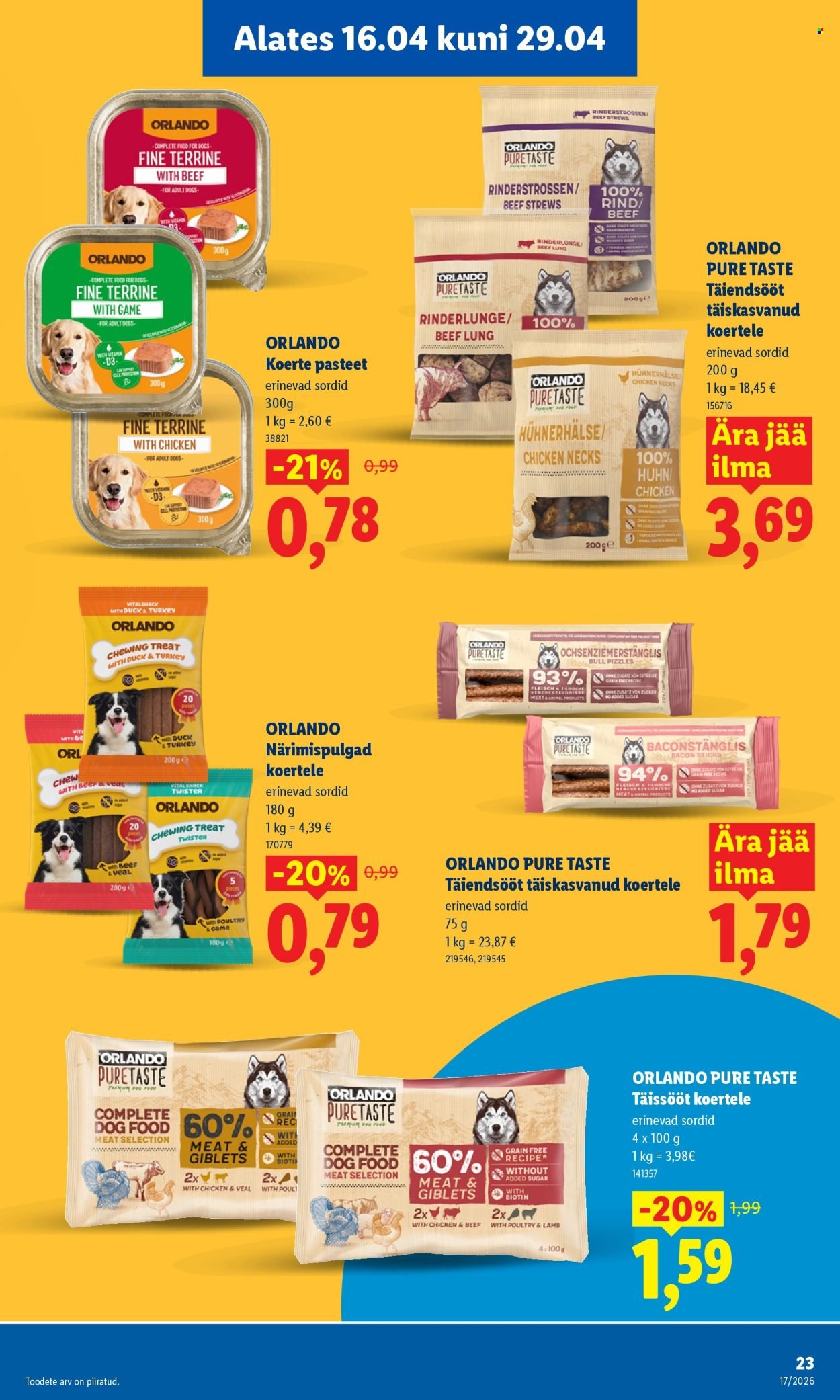 LIDL kliendileht - Kliendileht