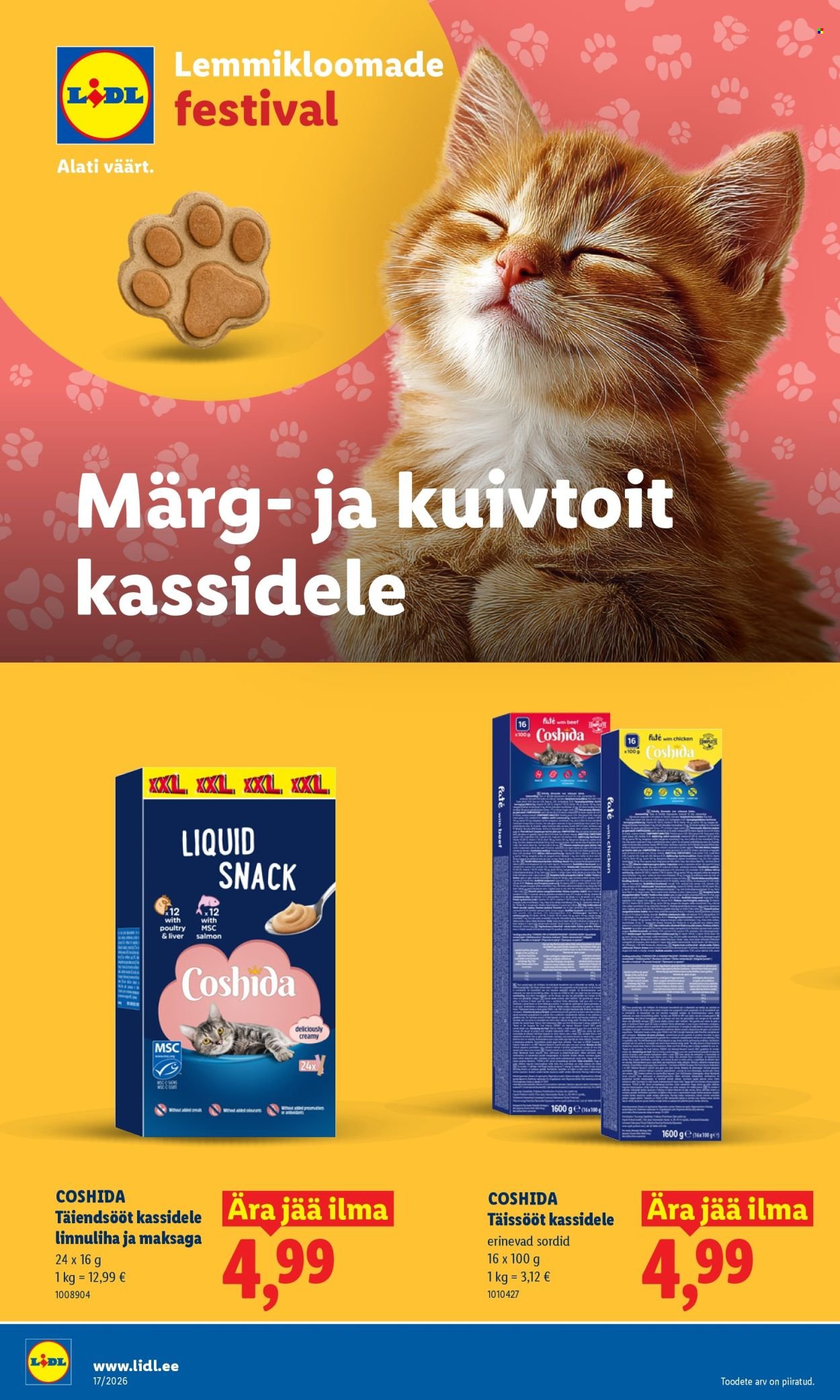 LIDL kliendileht - Kliendileht