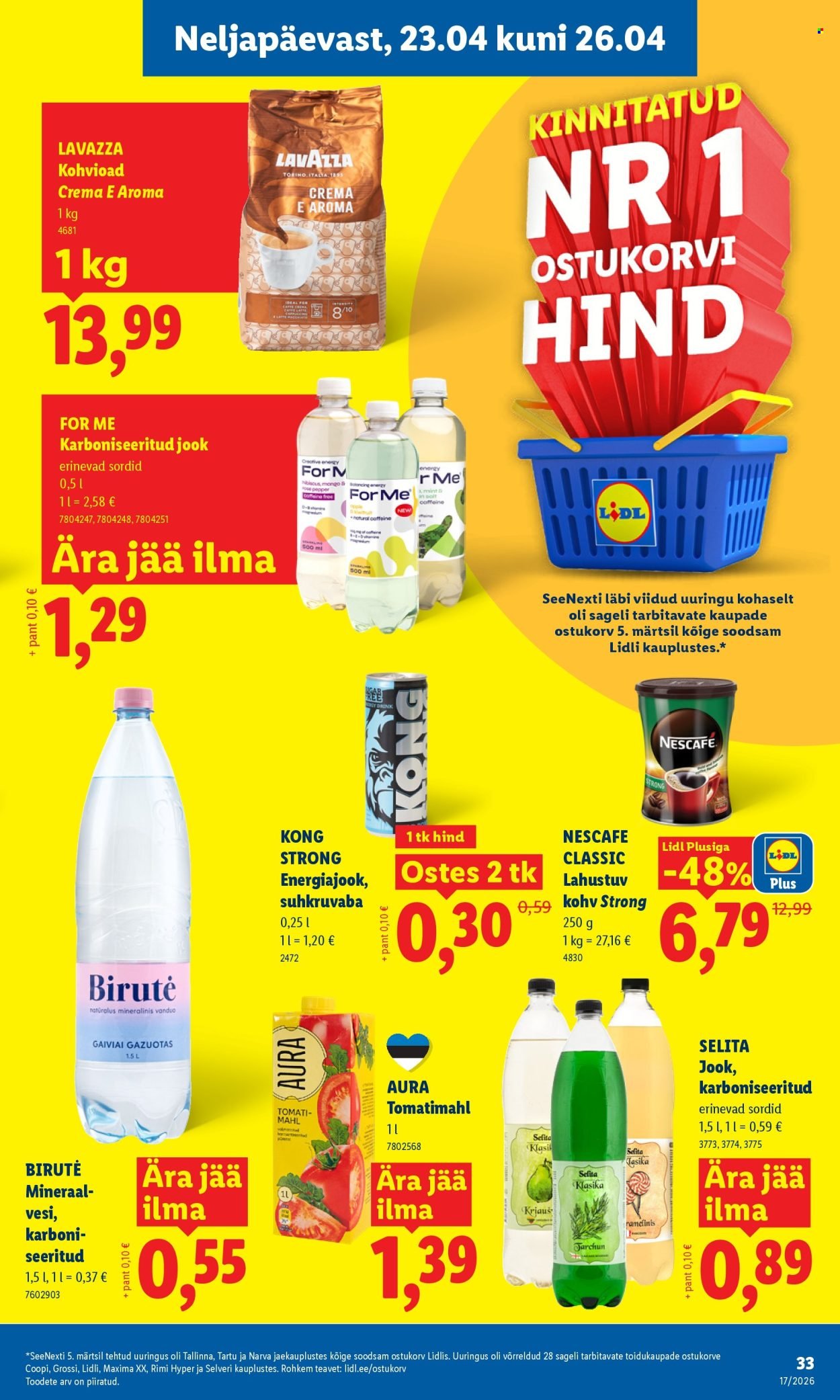 LIDL kliendileht - Kliendileht