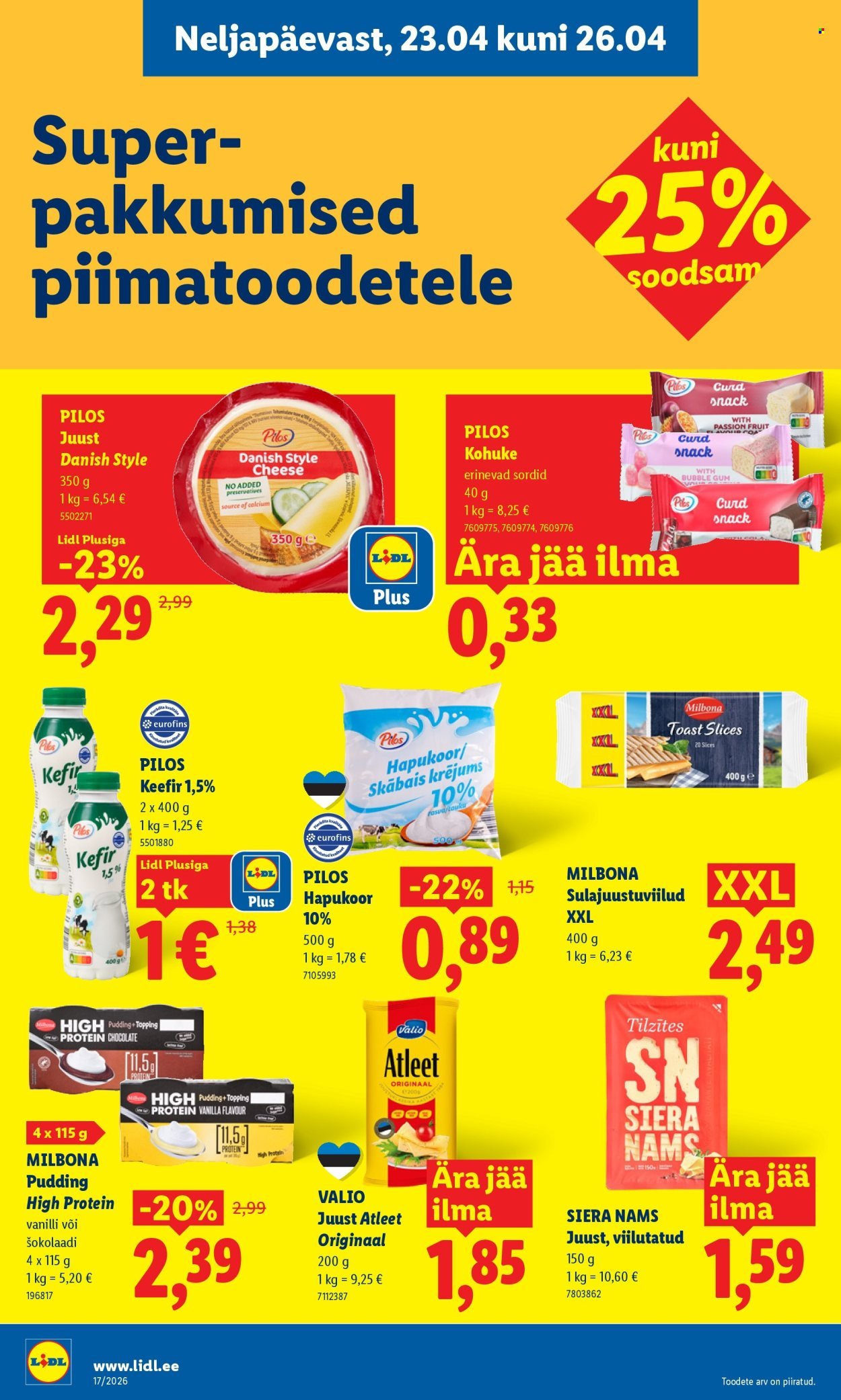 LIDL kliendileht - Kliendileht