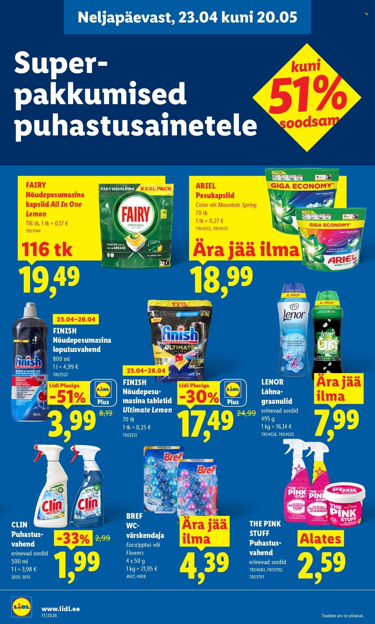 LIDL kliendileht - Kliendileht