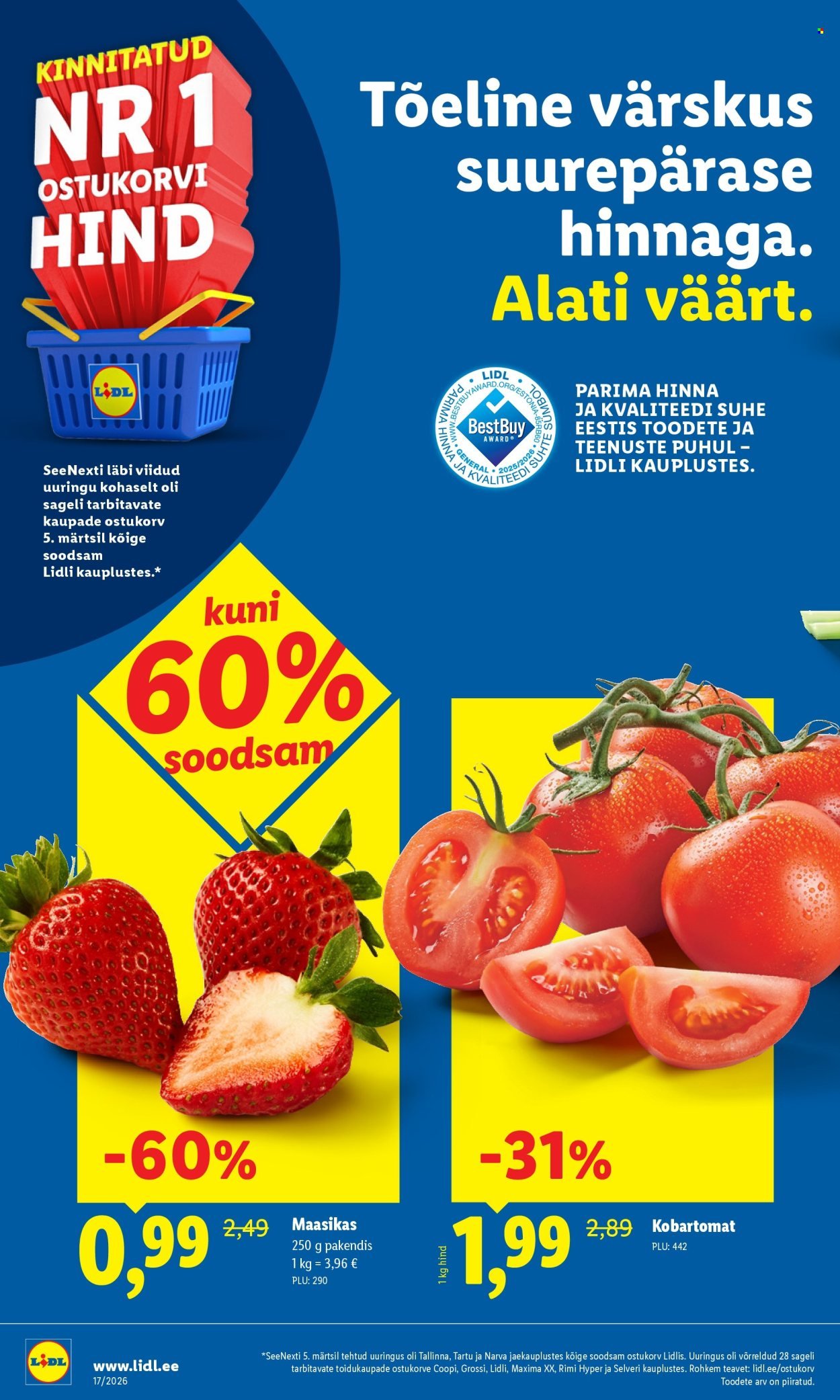 LIDL kliendileht - Kliendileht