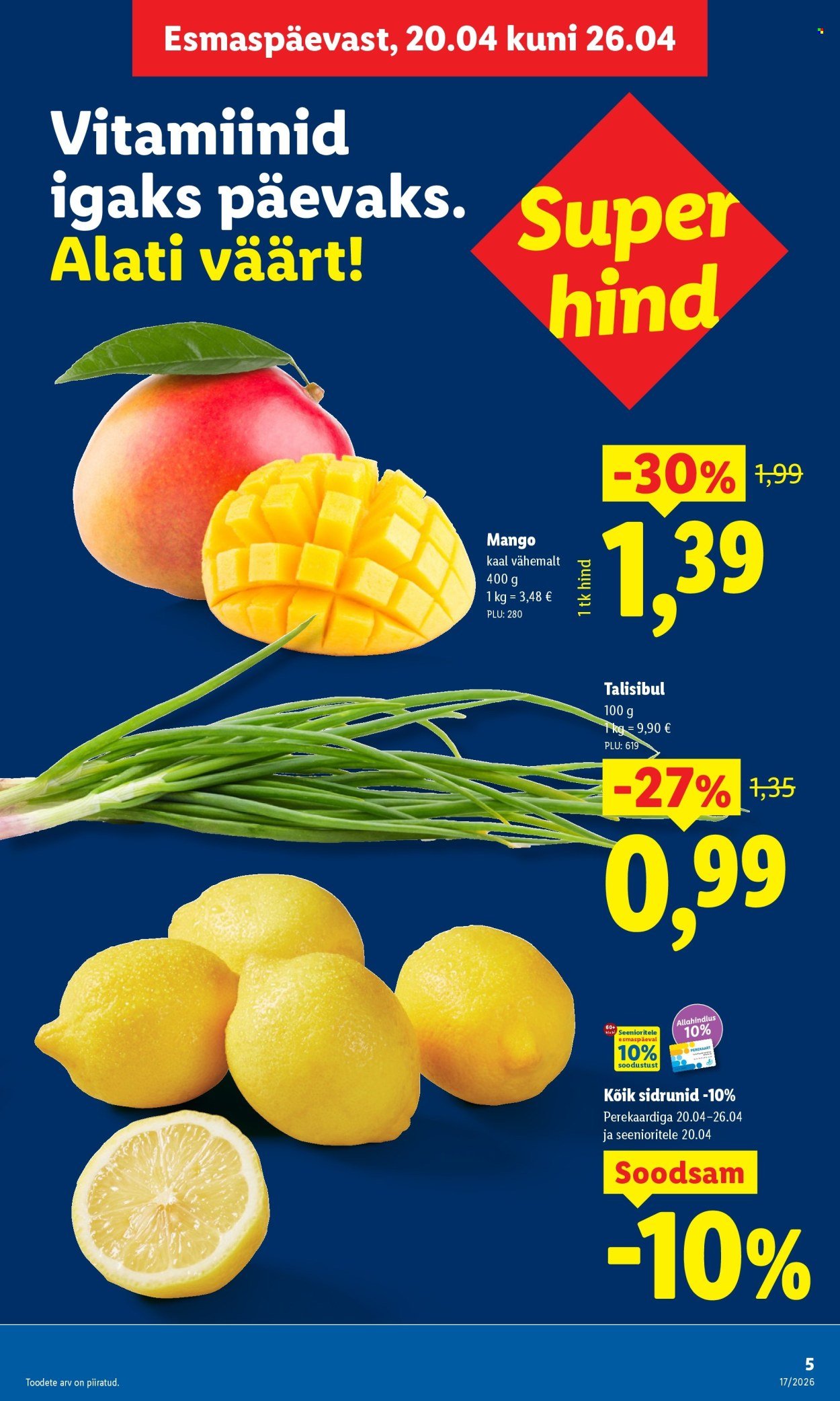 LIDL kliendileht - Kliendileht
