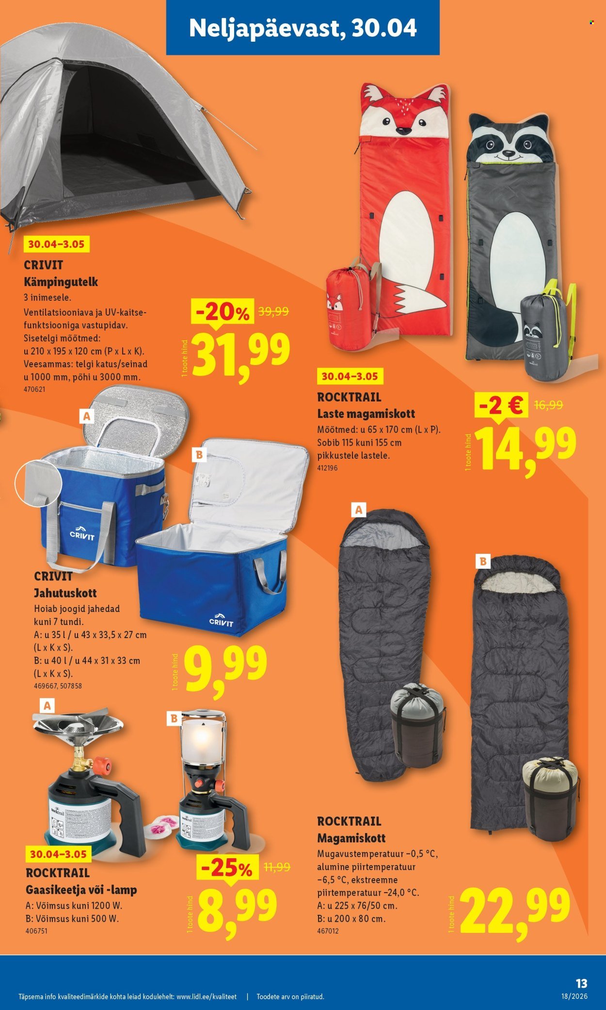 LIDL kliendileht - Tööstuskaupade pakkumised