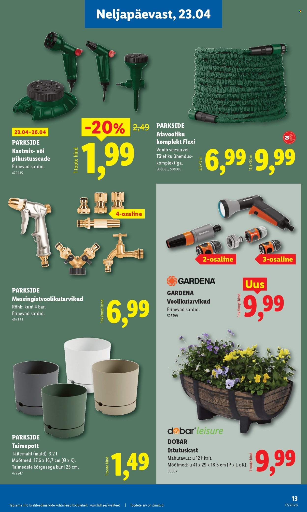 LIDL kliendileht - Tööstuskaupade pakkumised
