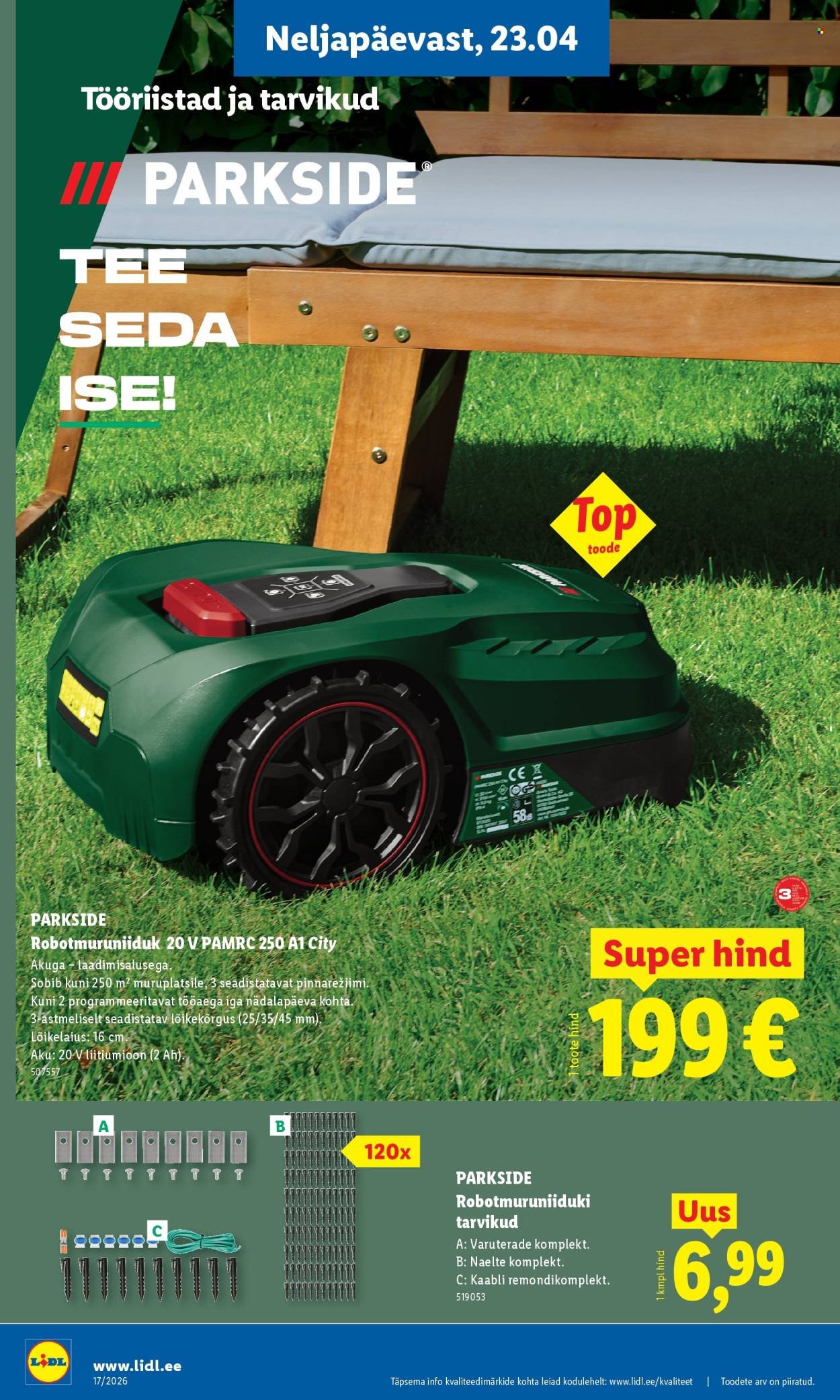 LIDL kliendileht - Tööstuskaupade pakkumised